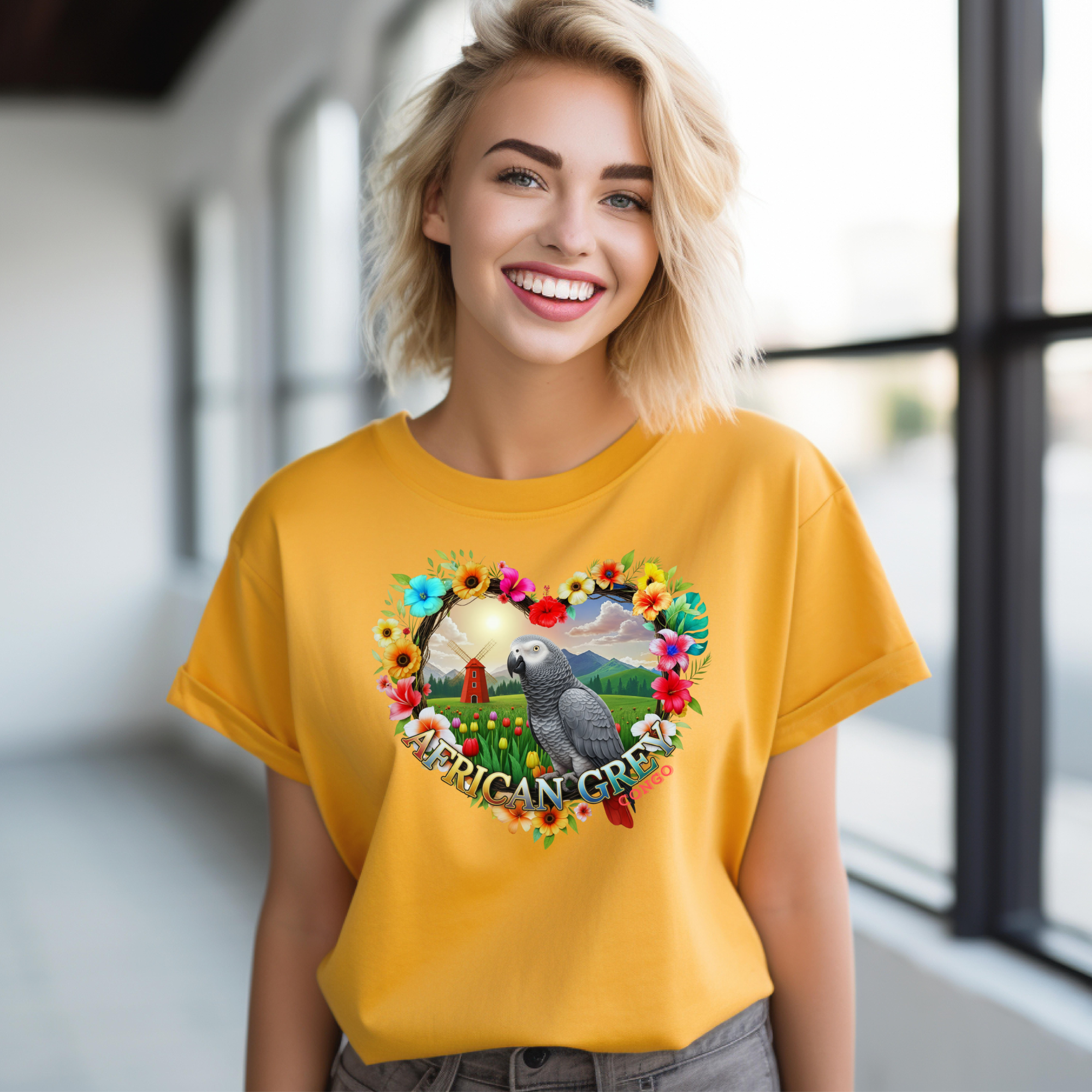 African Grey Congo T-Shirt
