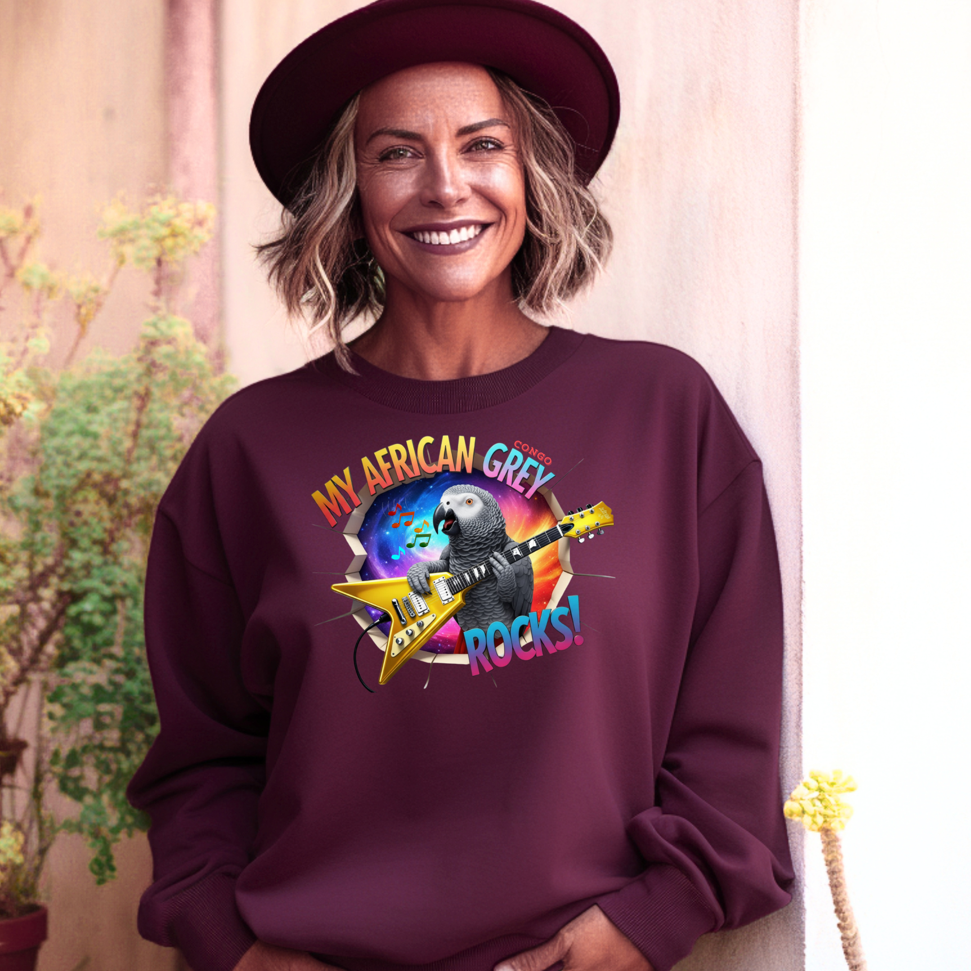 My African Grey Rocks Sweatshirt