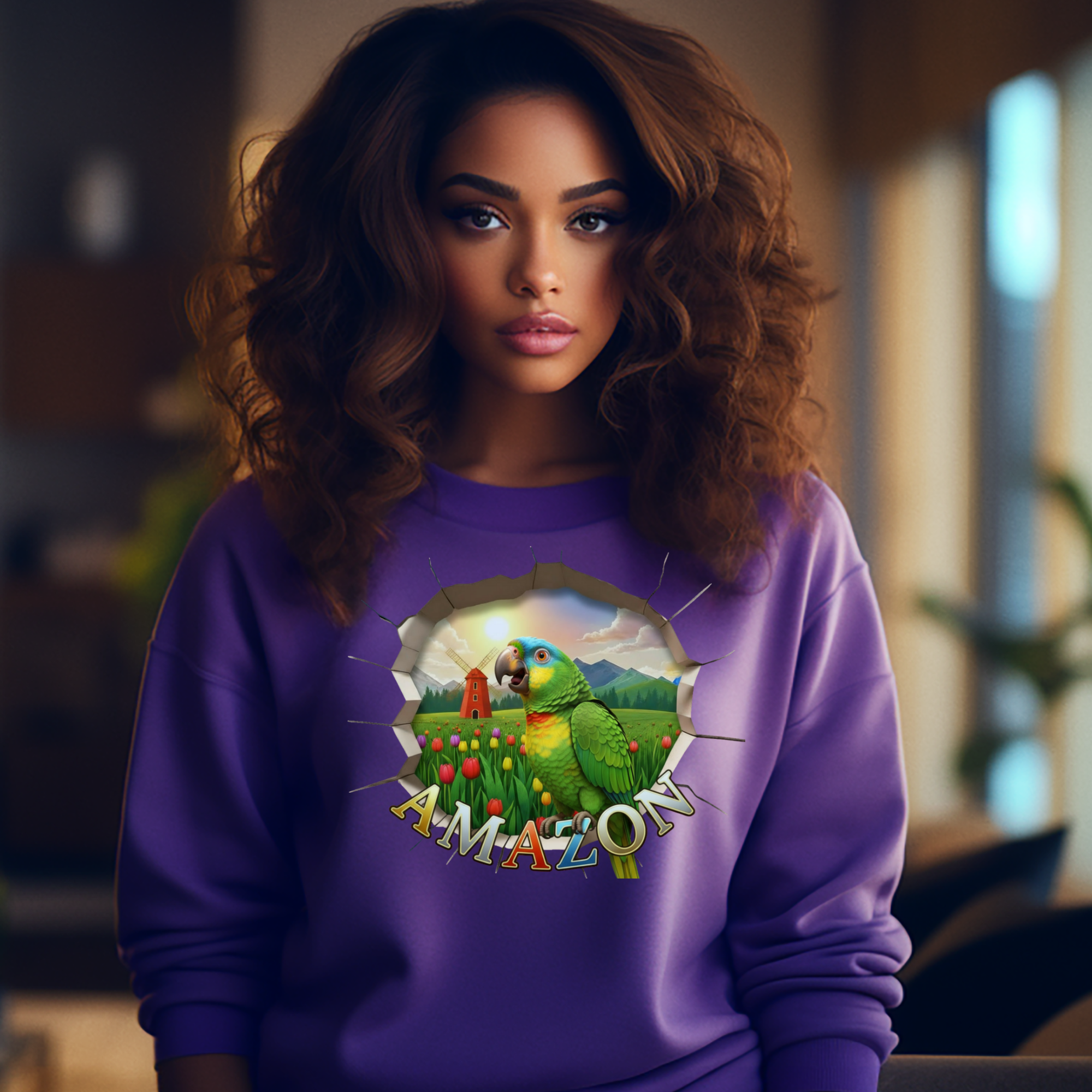Amazon Parrot Sweatshirt