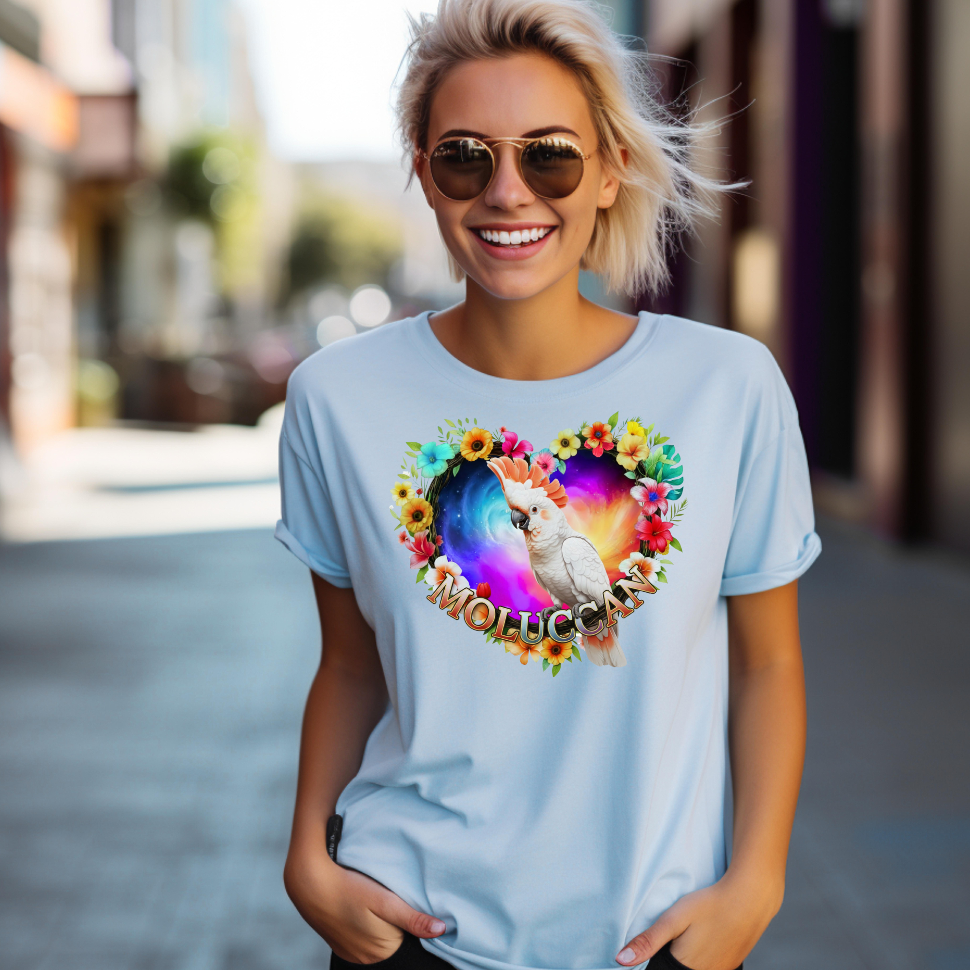Moluccan Flower Heart T-Shirt
