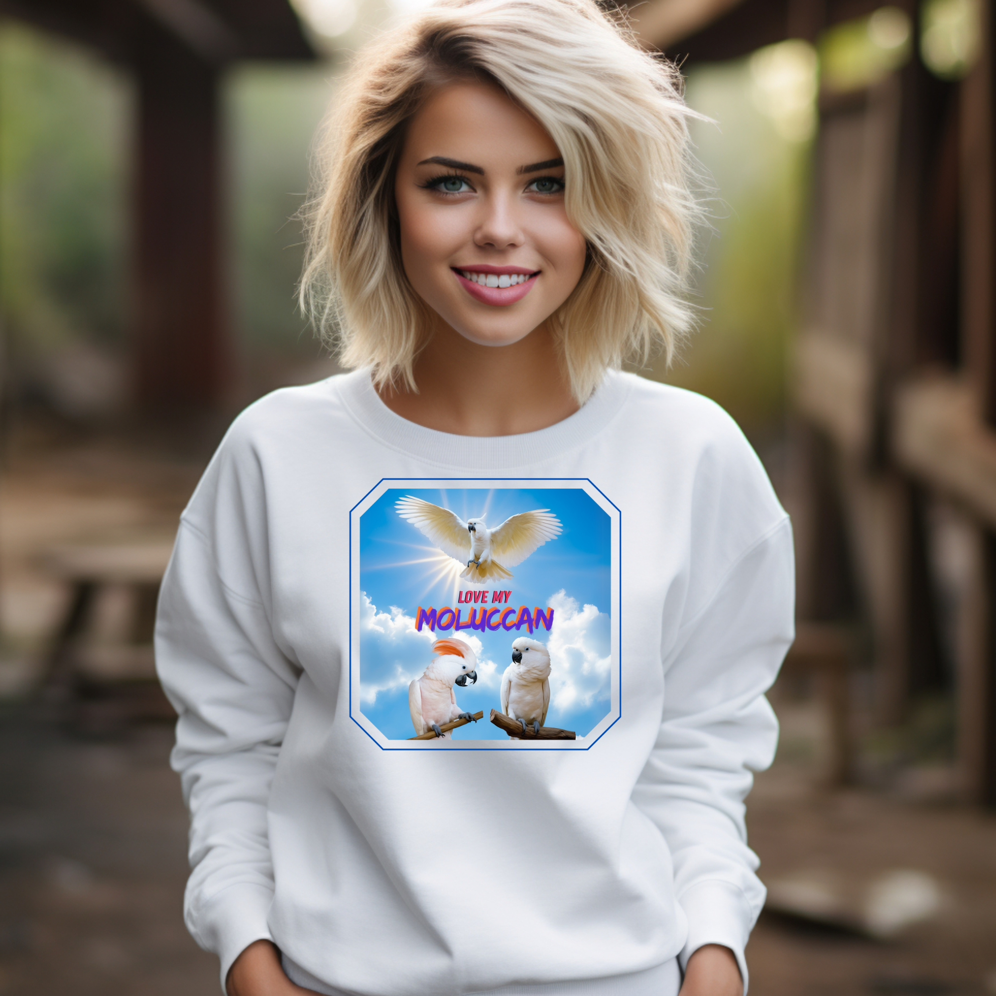 Moluccan Cockatoo Sweatshirt