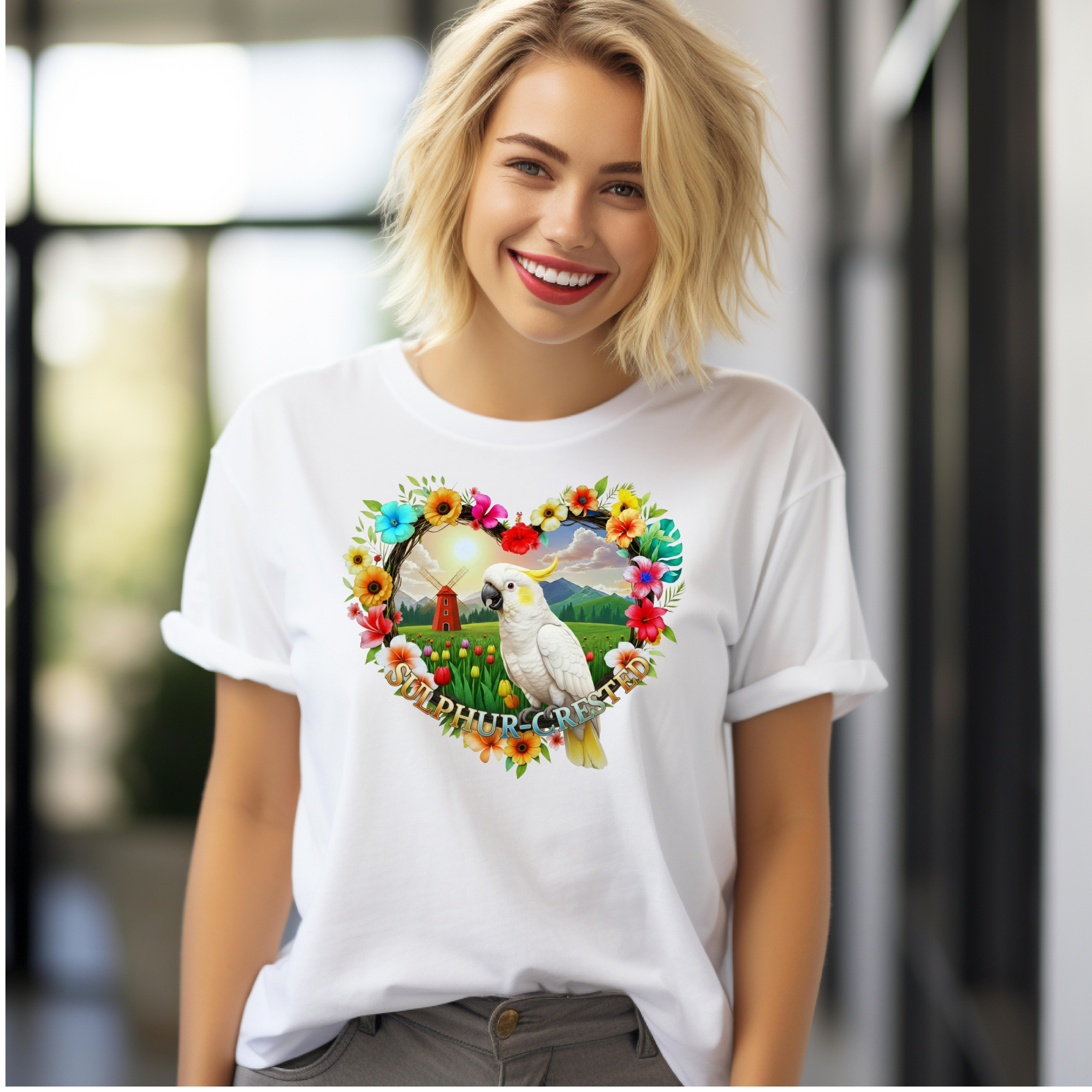 Sulphur Crested Floral T-Shirt