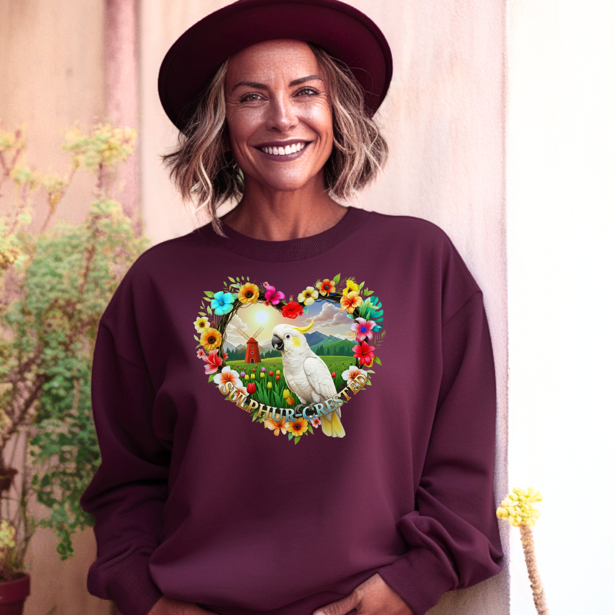Sulphur Crested Floral Sweatshirt