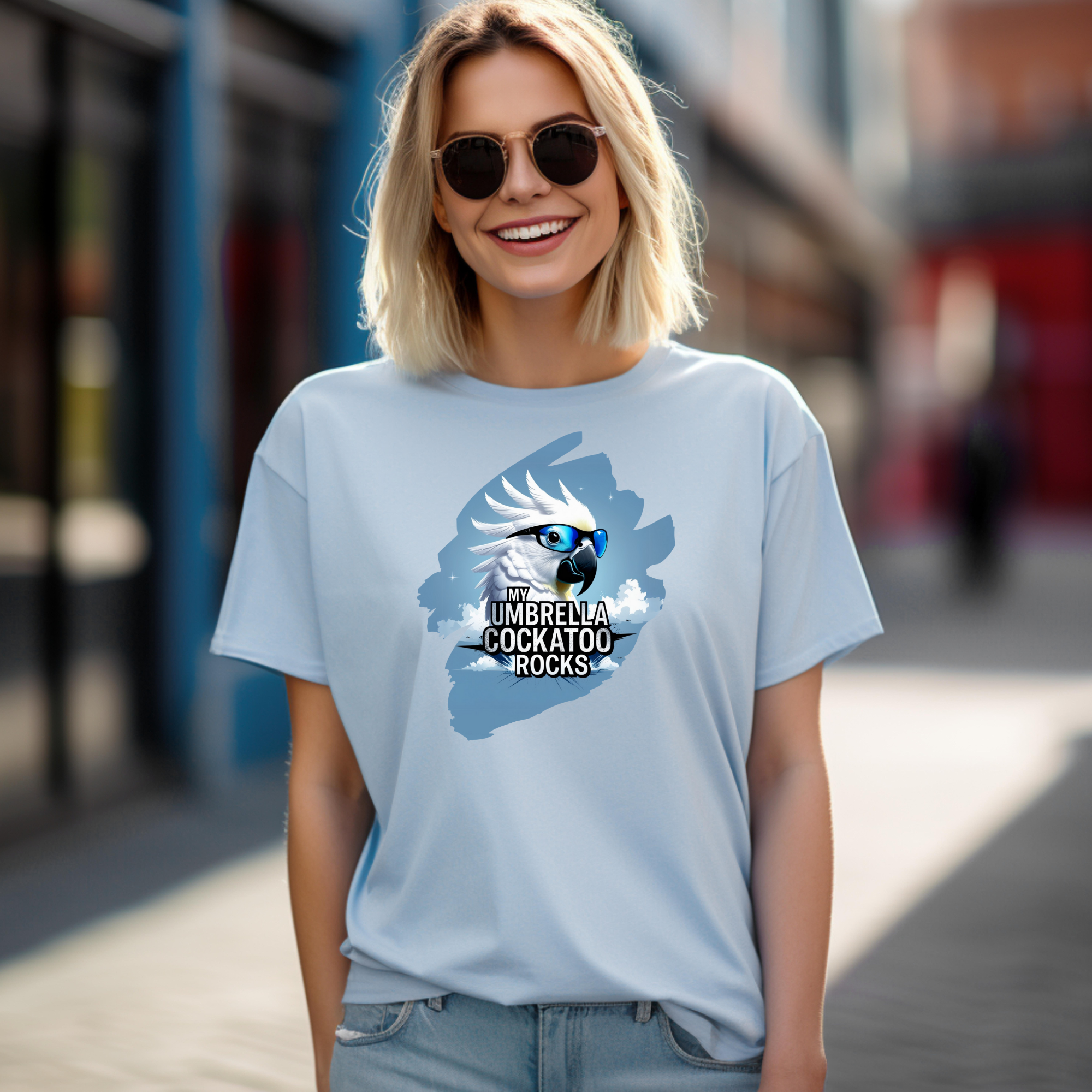 Umbrella Cockatoo Rocks T-Shirt