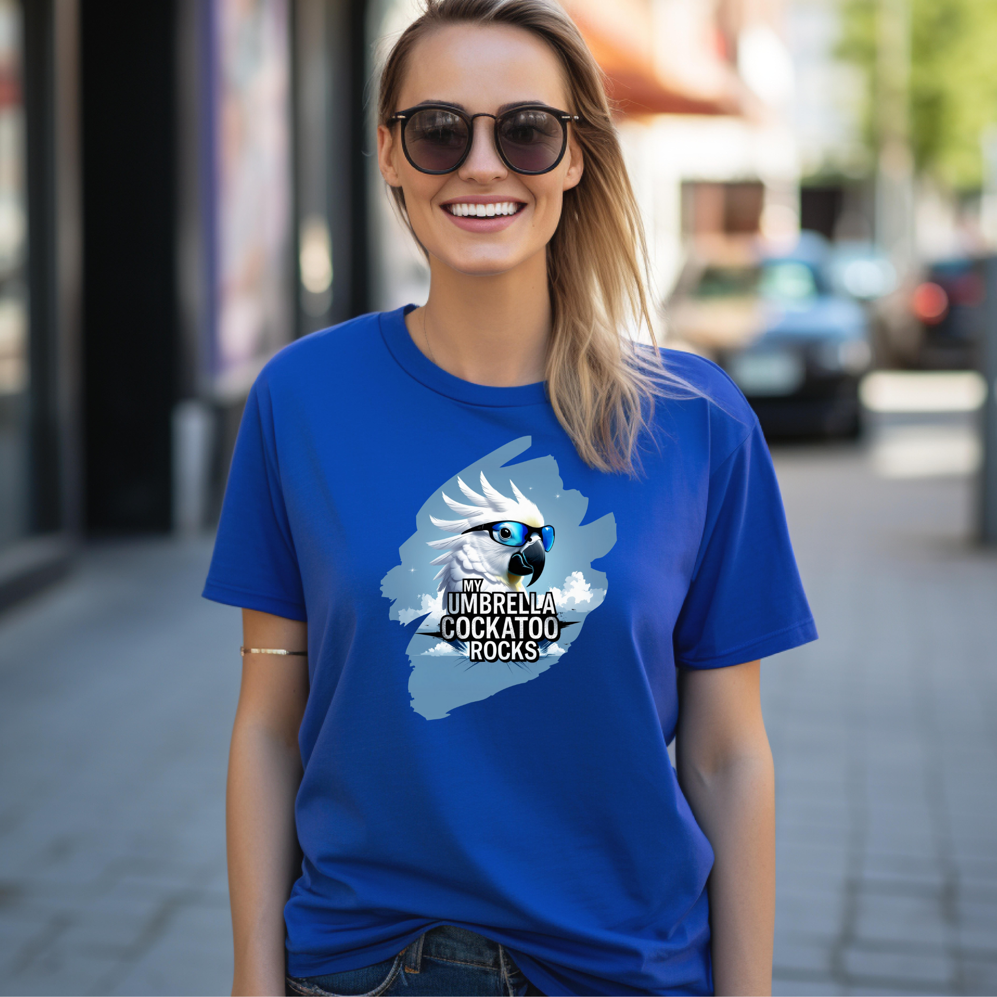 Umbrella Cockatoo Rocks T-Shirt