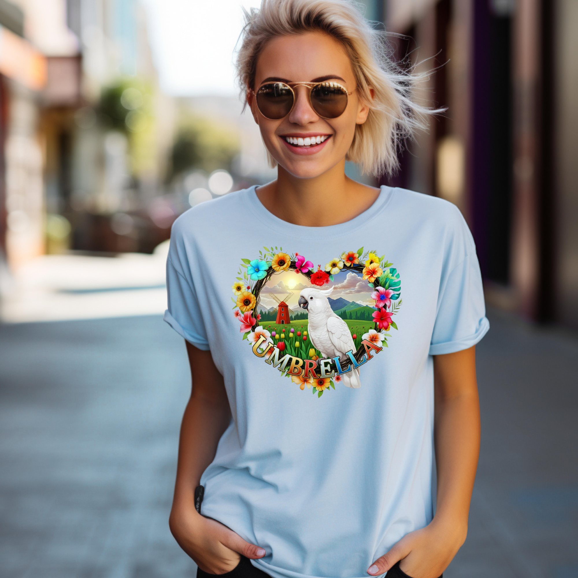 White Umbrella Cockatoo T-Shirt