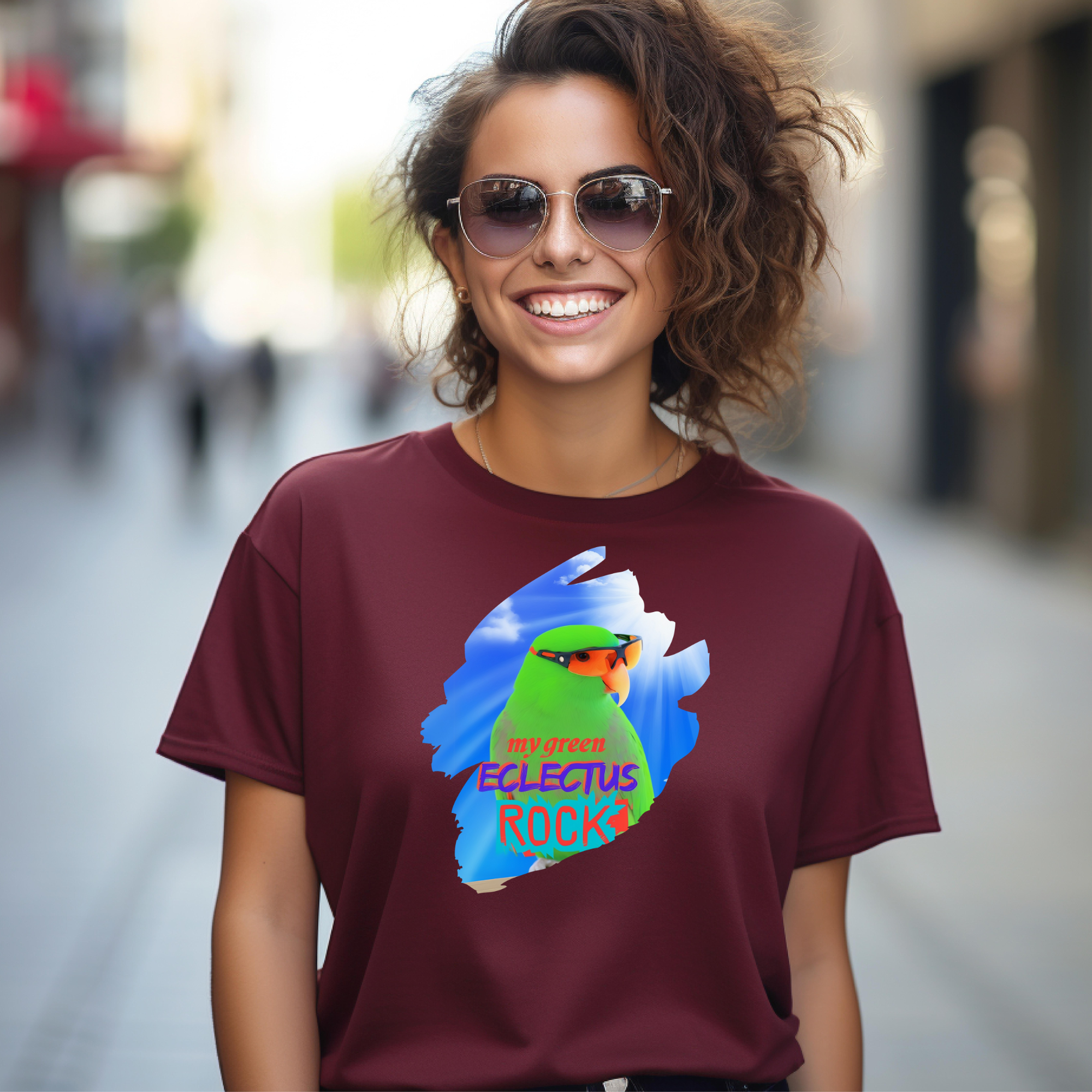 My Green Eclectus Rocks T‑Shirt