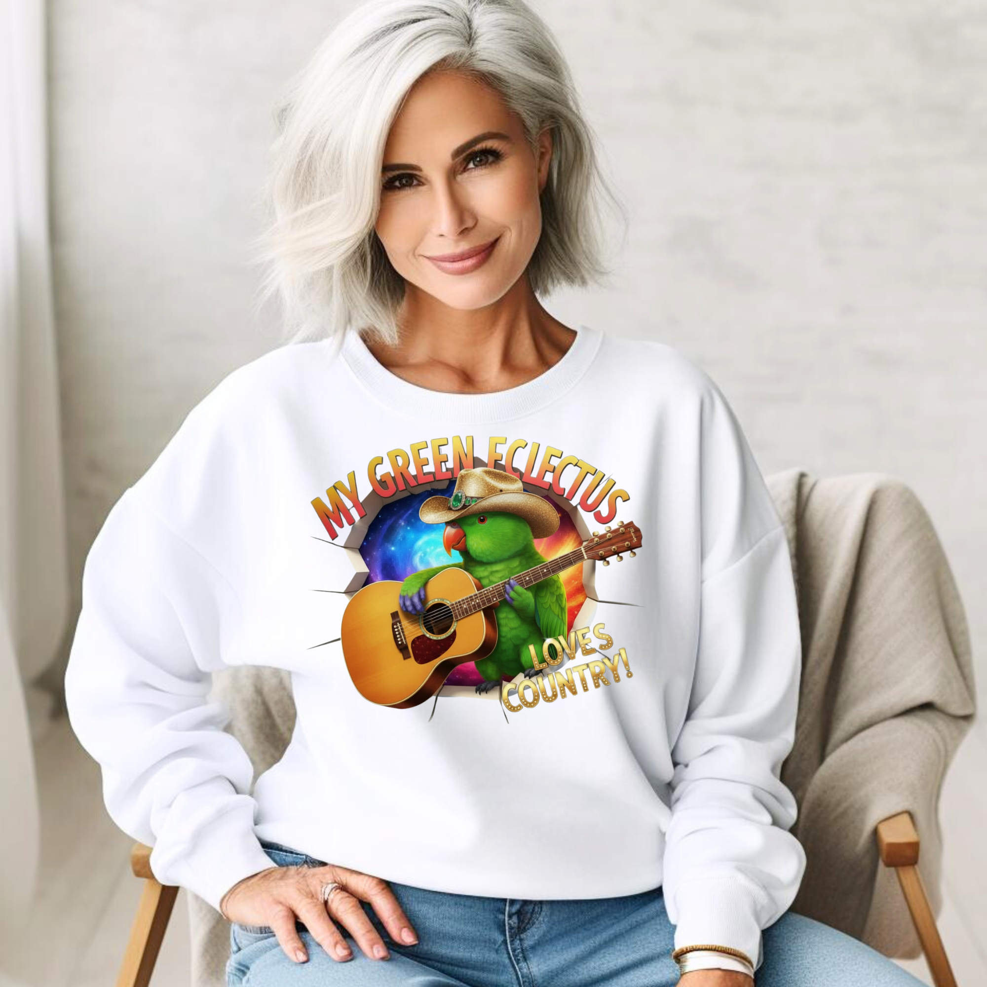 Green Eclectus Breakthrough Sweatshirt