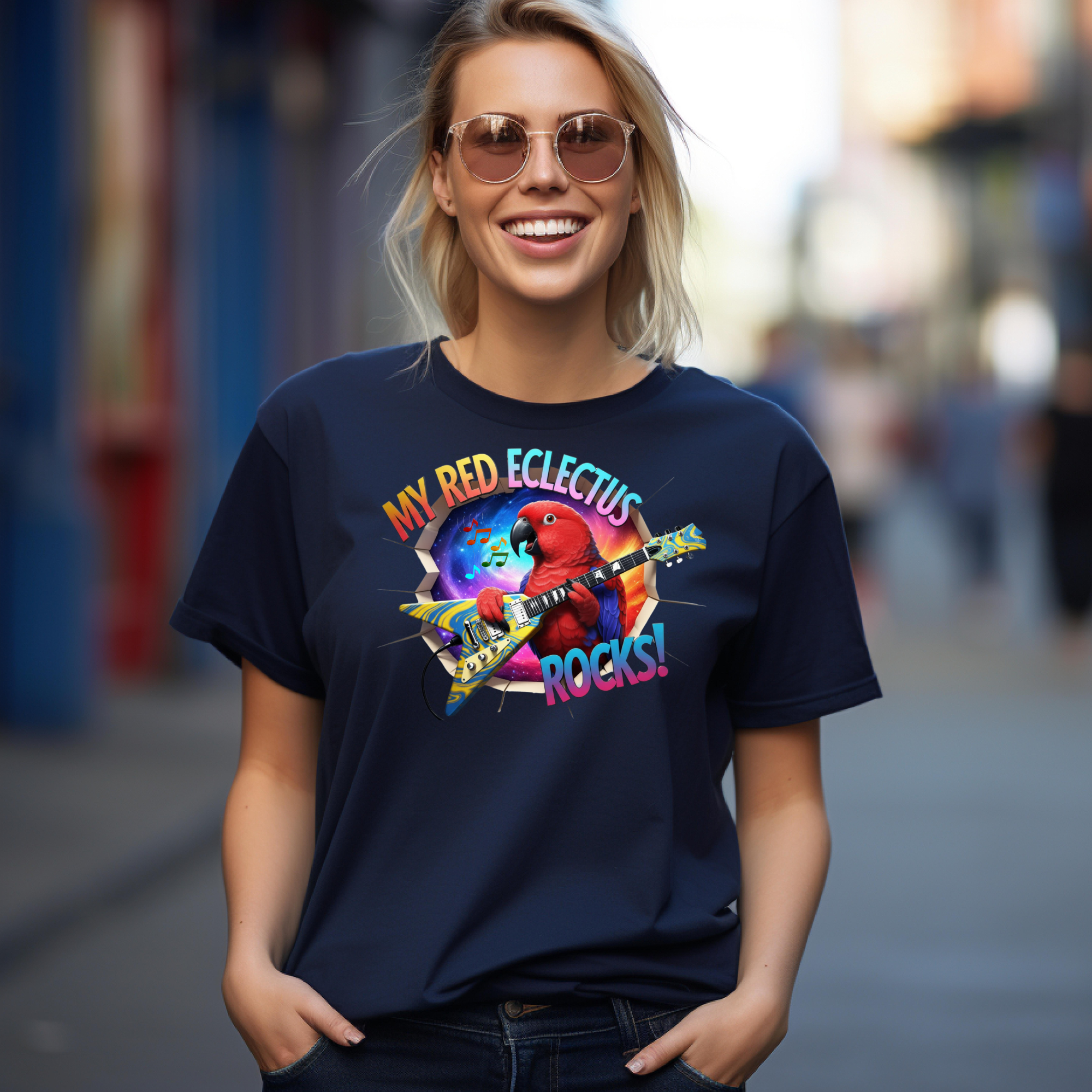 Red Eclectus Rocks T-Shirt