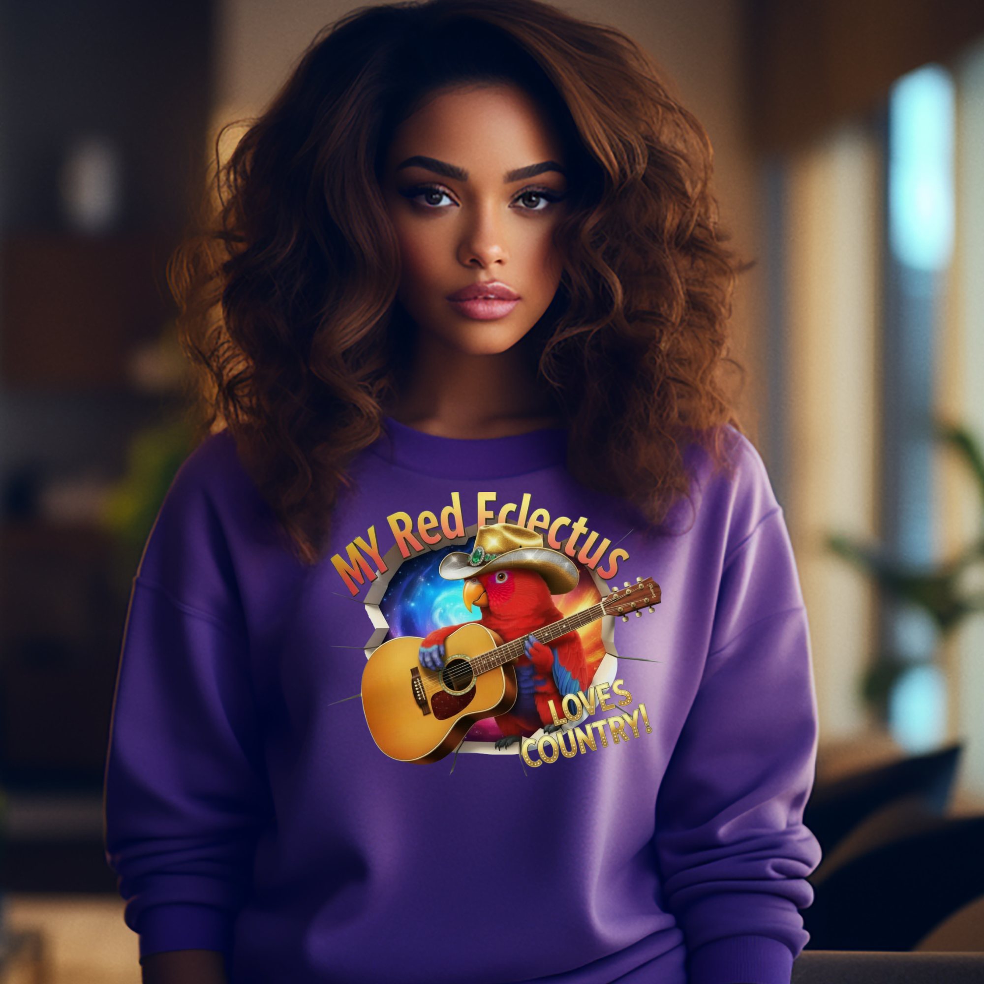 Red Eclectus Breakthrough Sweatshirt
