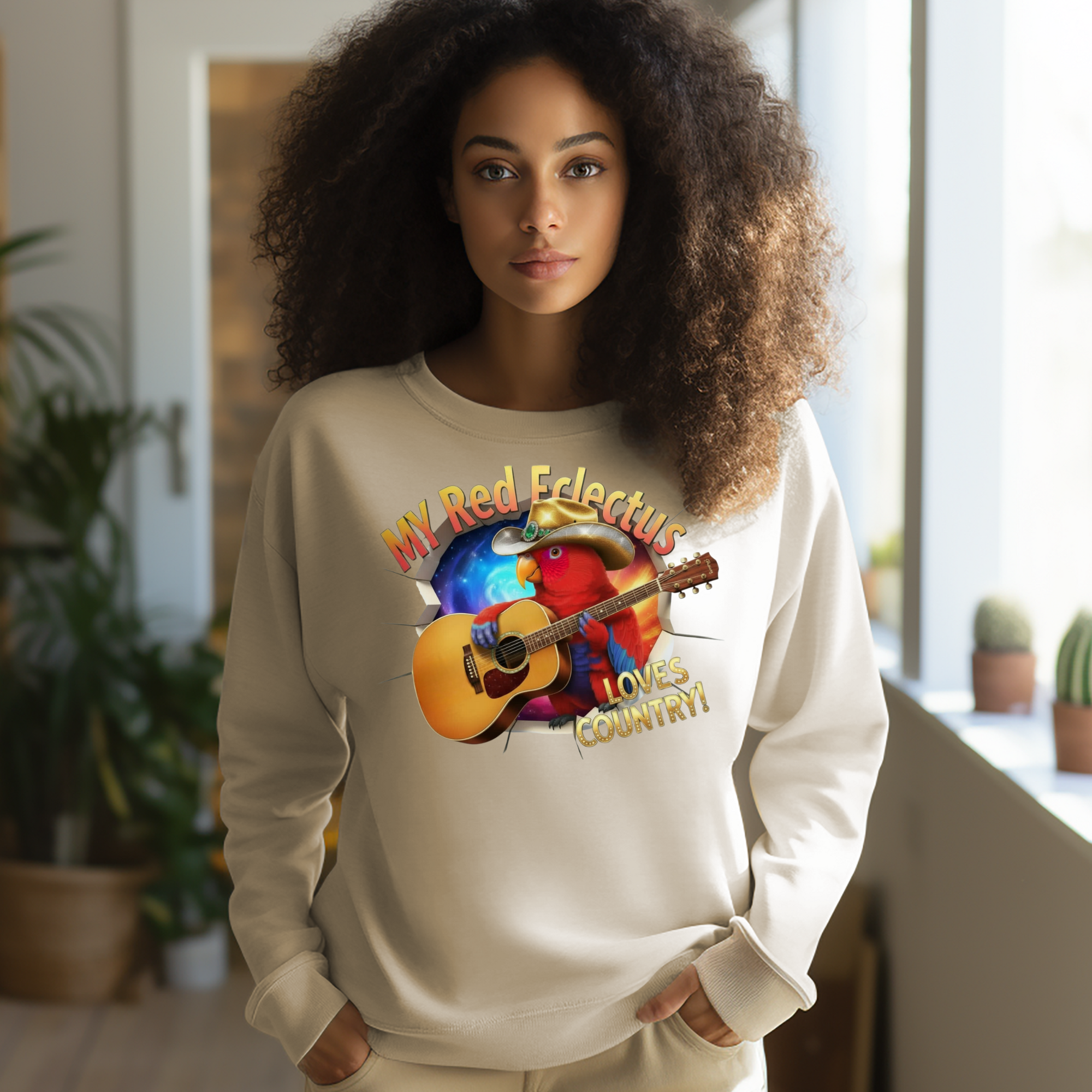 Red Eclectus Breakthrough Sweatshirt