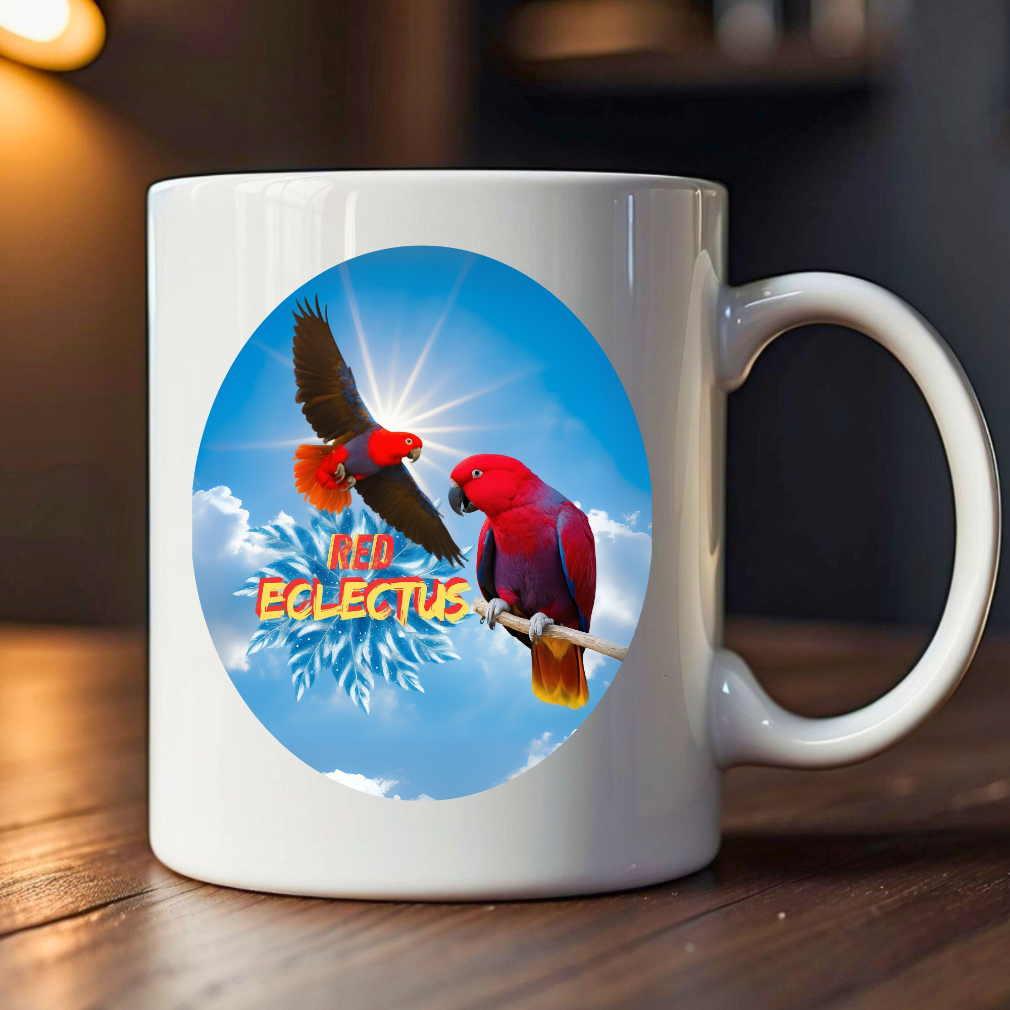 Exotic Red Eclectus Mug