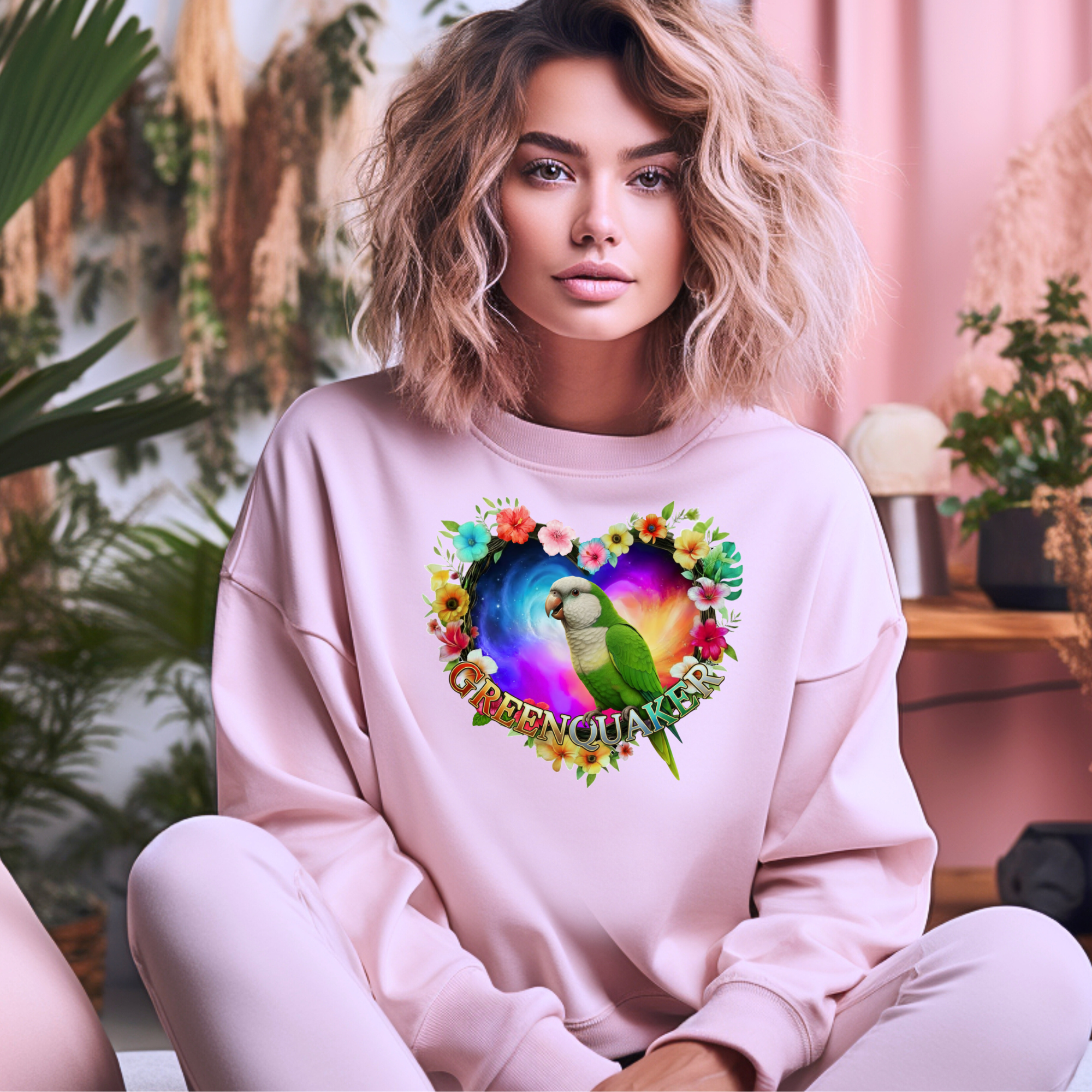 Cute Green Quaker Sweatshirt