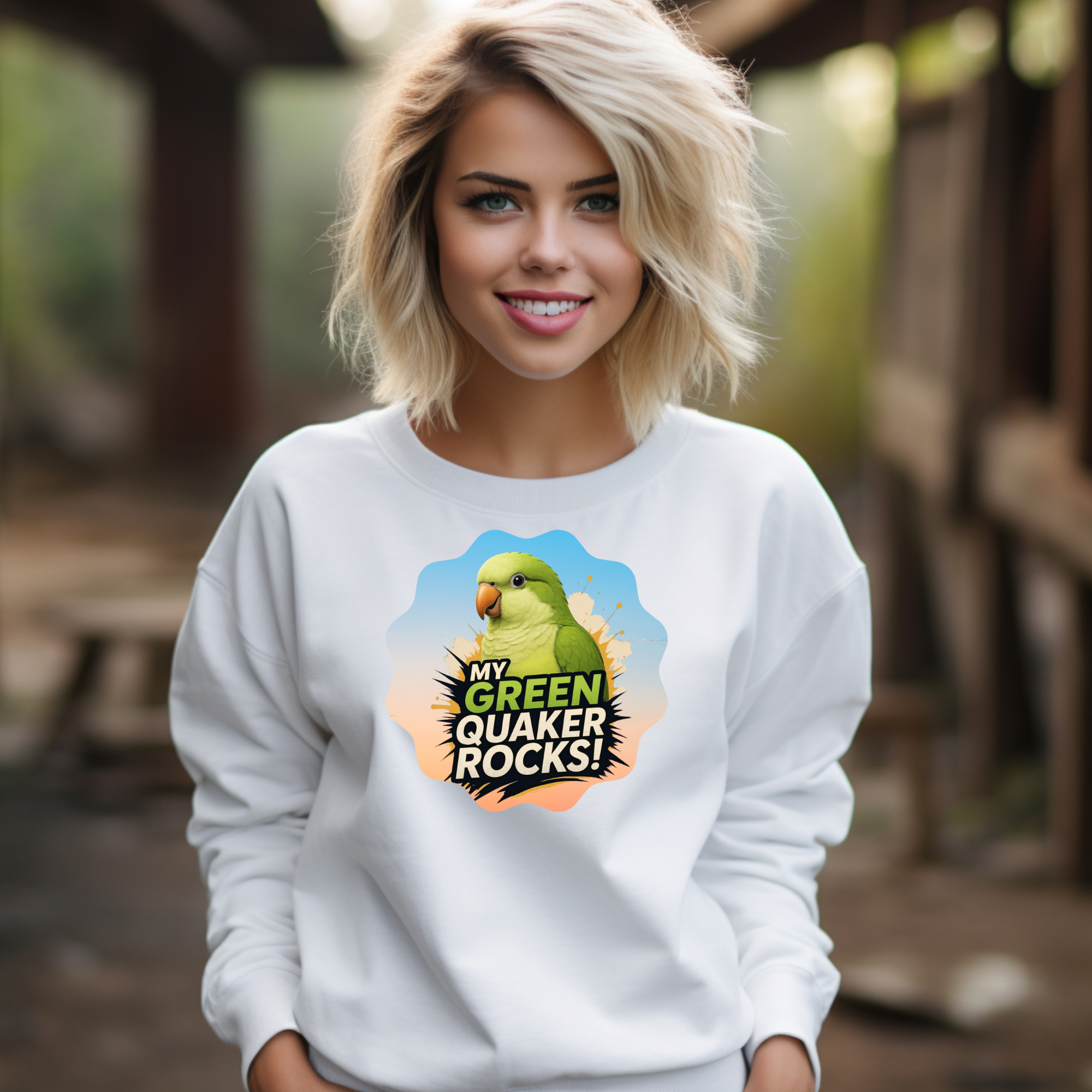 Green Quaker Rocks Sweatshirt