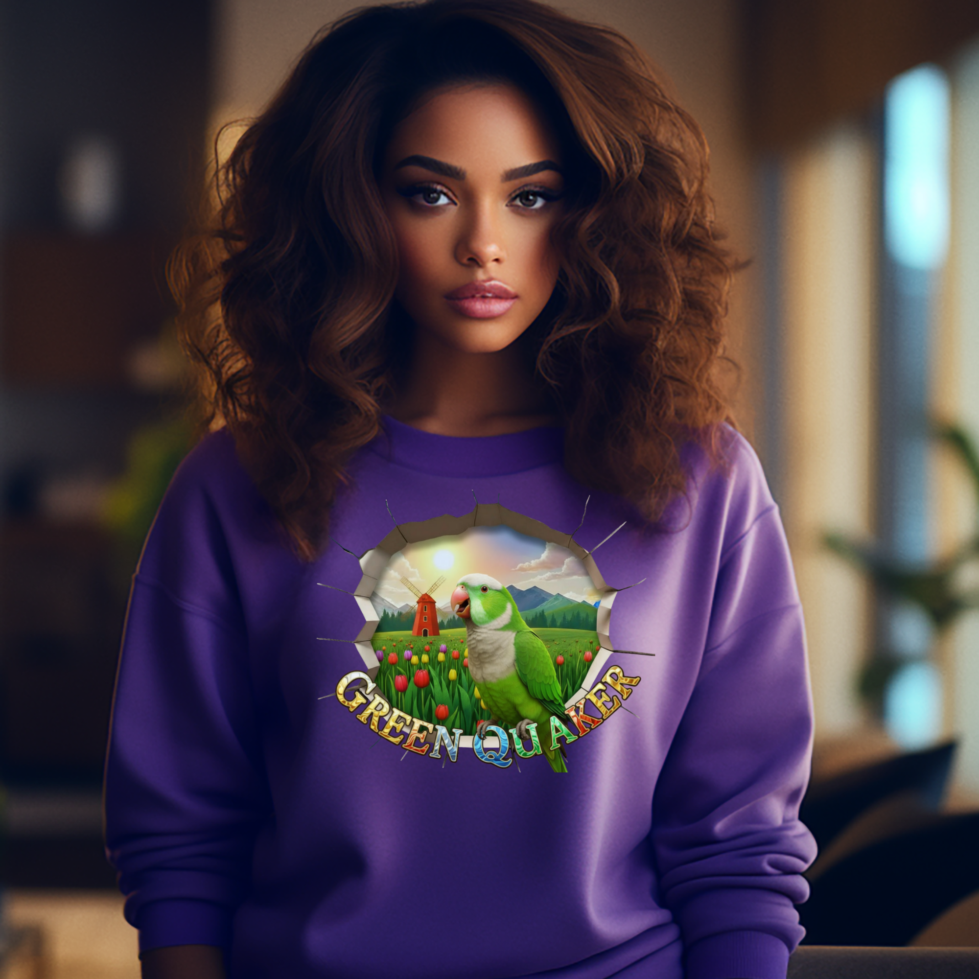 Green Quaker Nature Sweatshirt