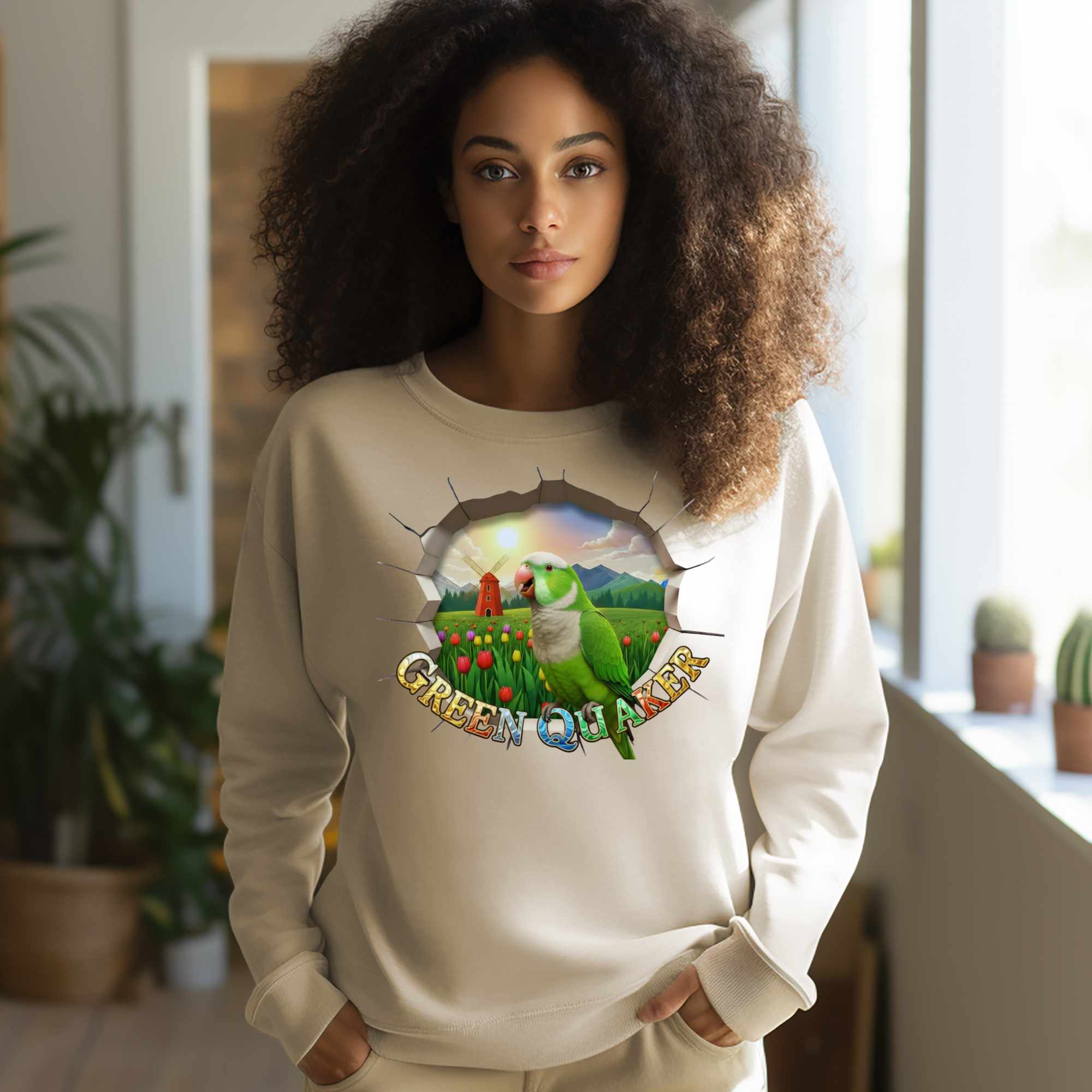 Green Quaker Nature Sweatshirt