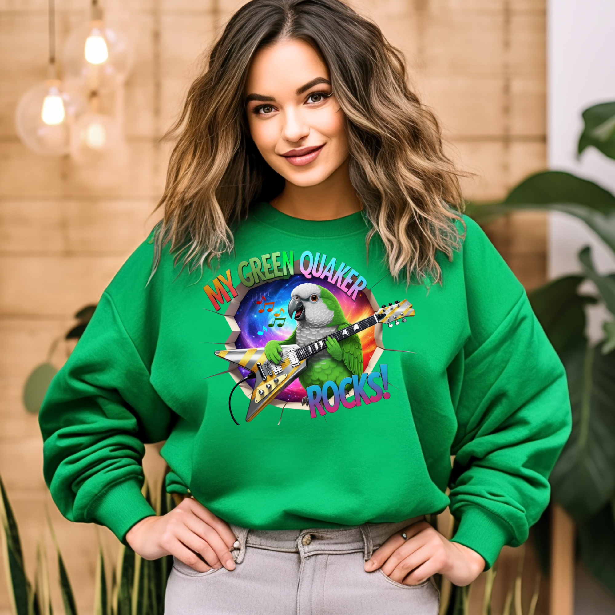 Green Quaker Rocks Sweatshirt