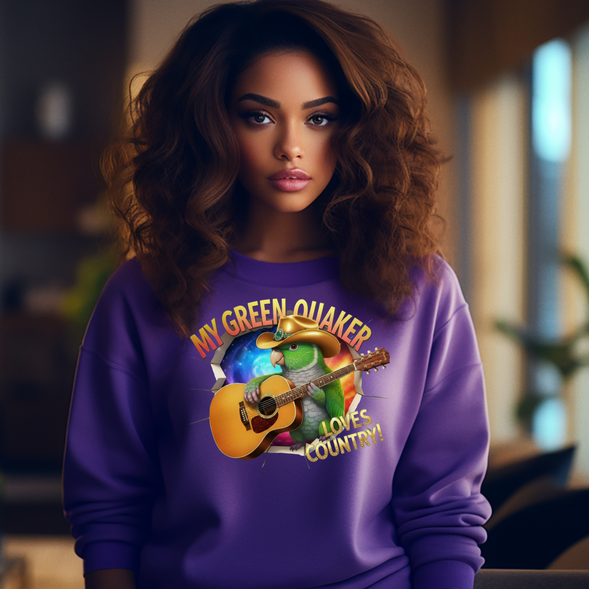 Green Quaker Loves Country Sweatshirt