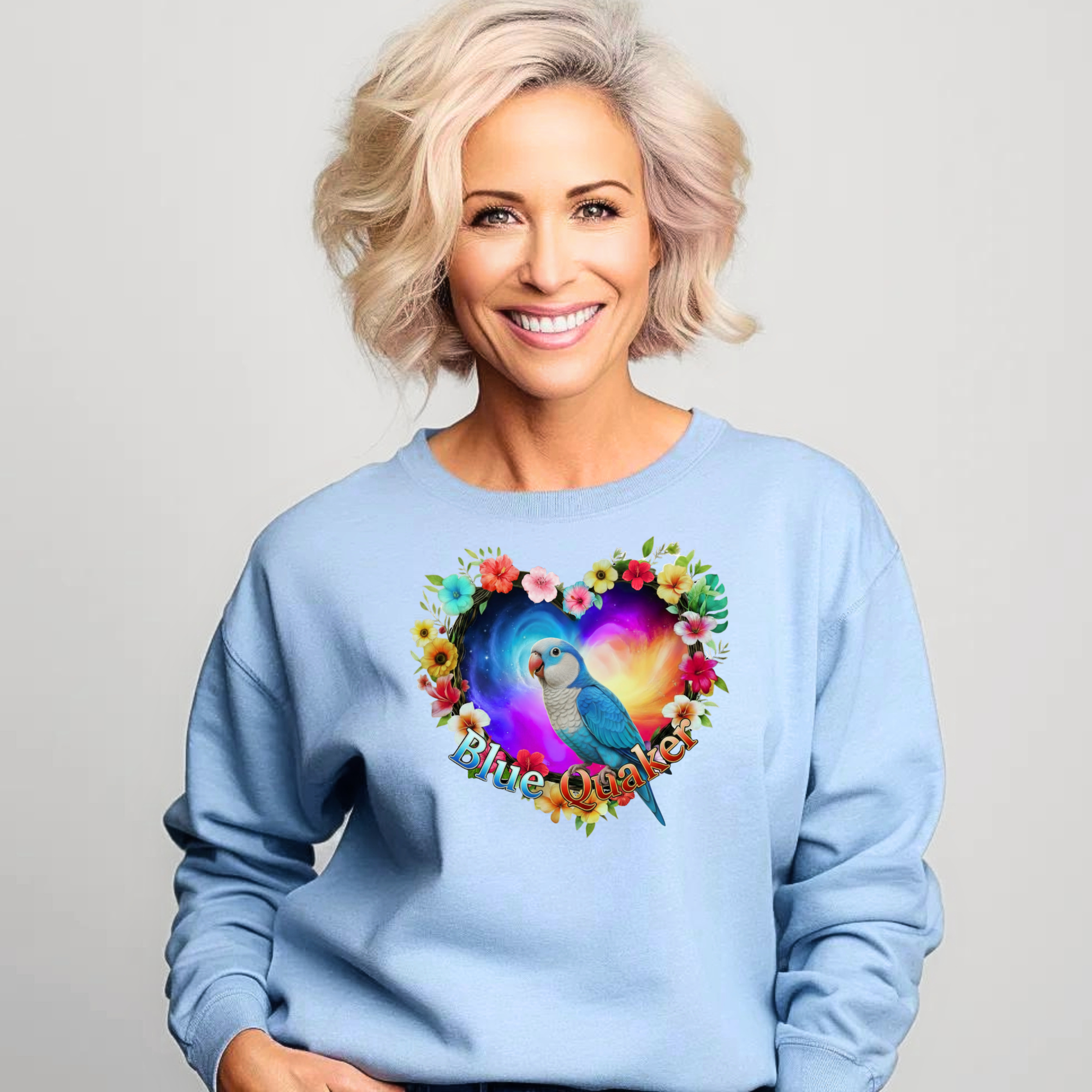 Blue Quaker Art Sweatshirt