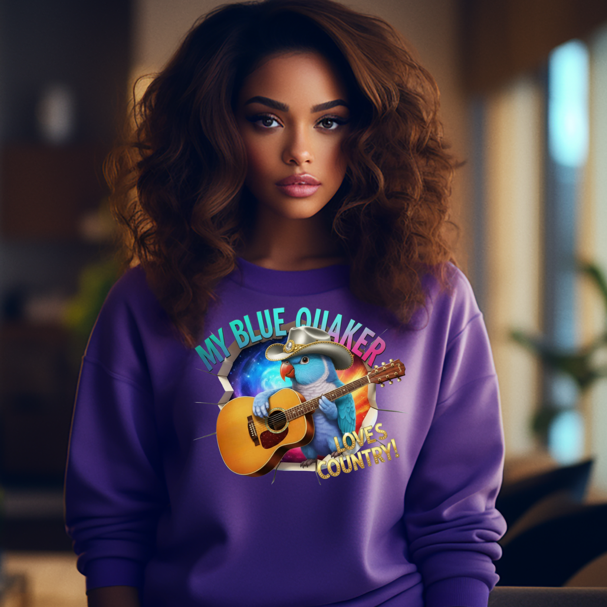 My Blue Quaker Loves Country Sweatshirt