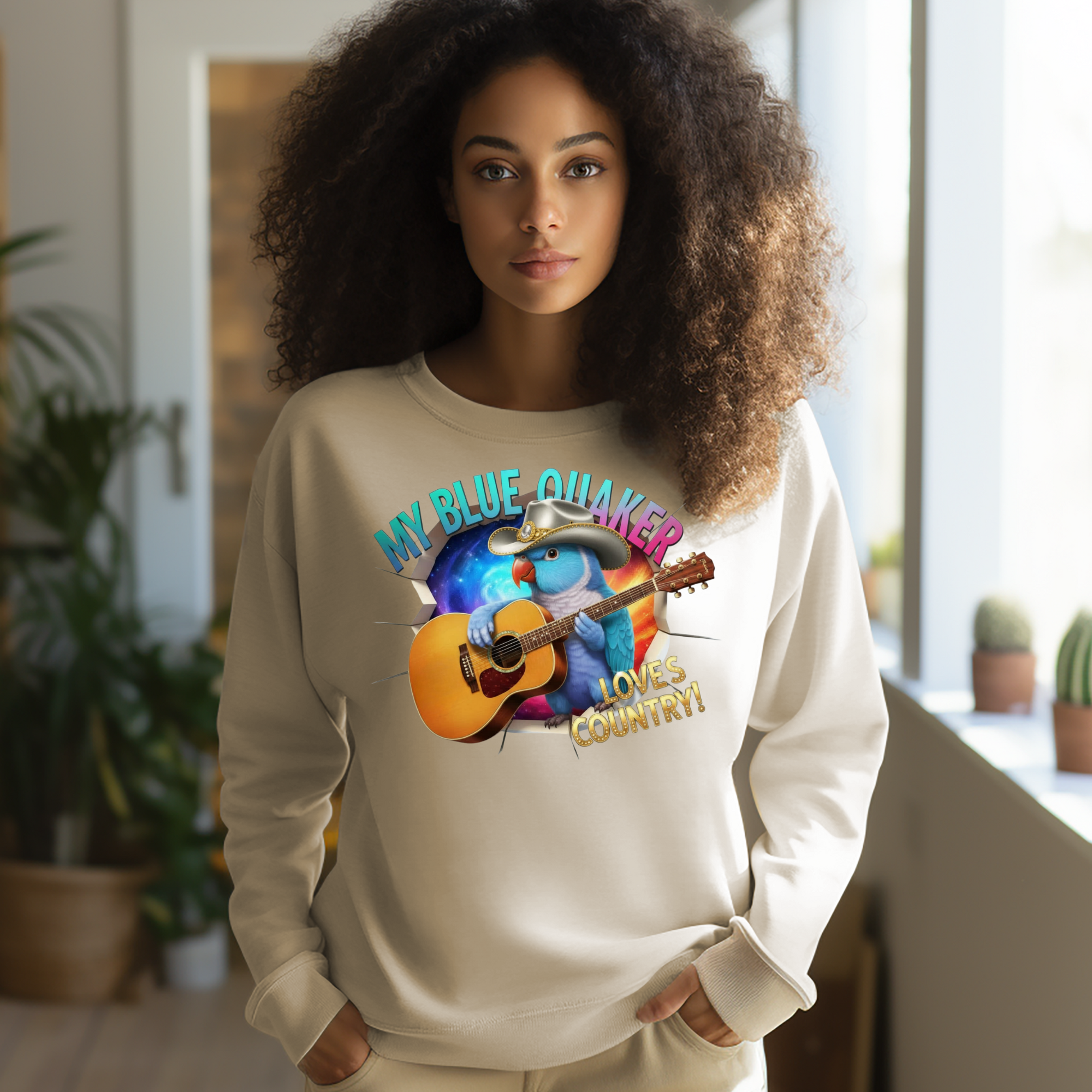 My Blue Quaker Loves Country Sweatshirt