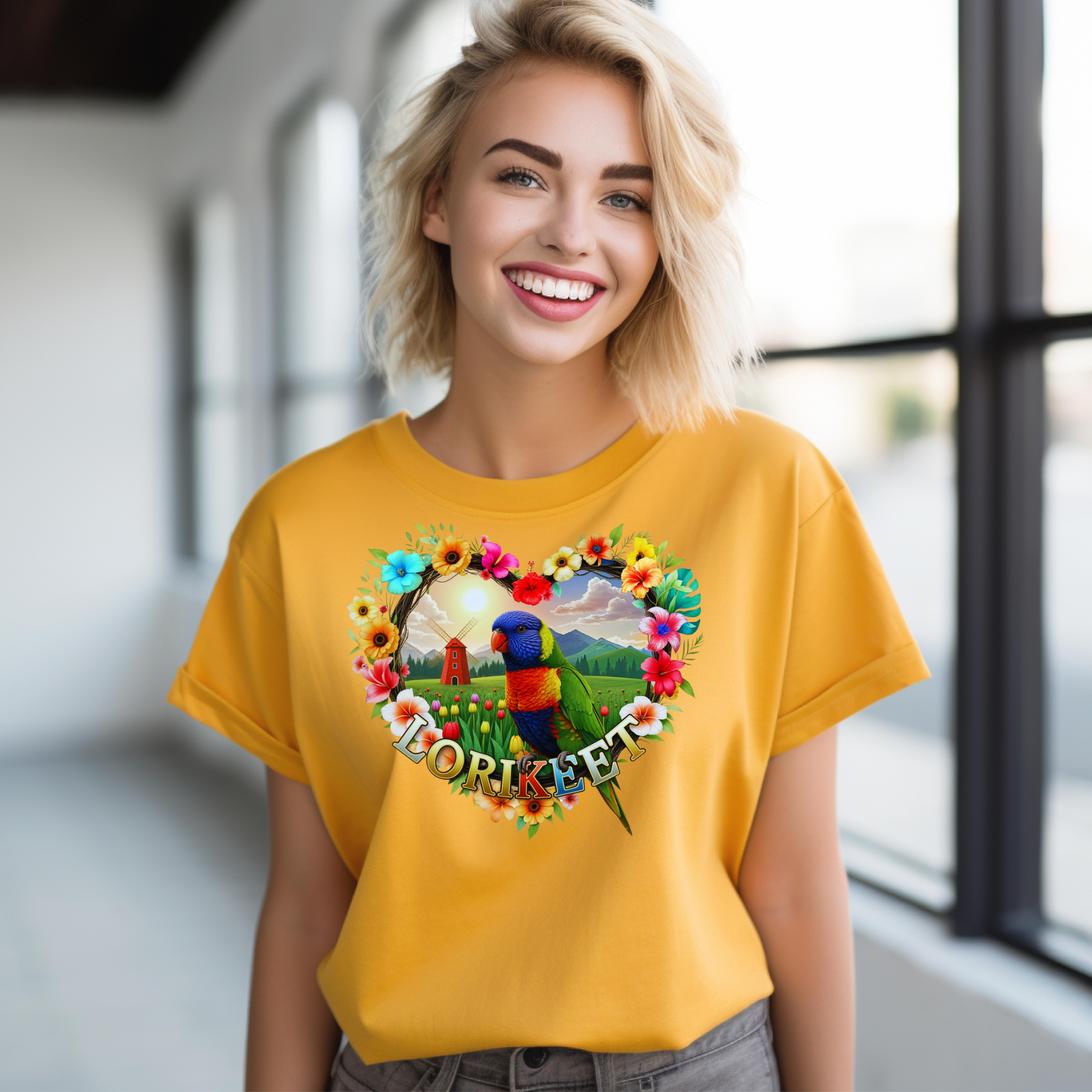 Colorful Lorikeet Nature T-Shirt