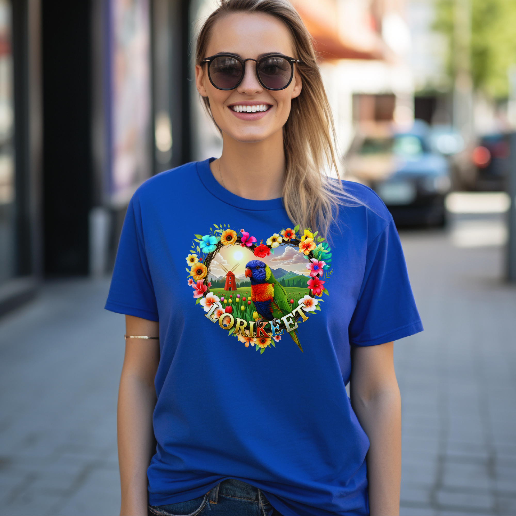 Colorful Lorikeet Nature T-Shirt
