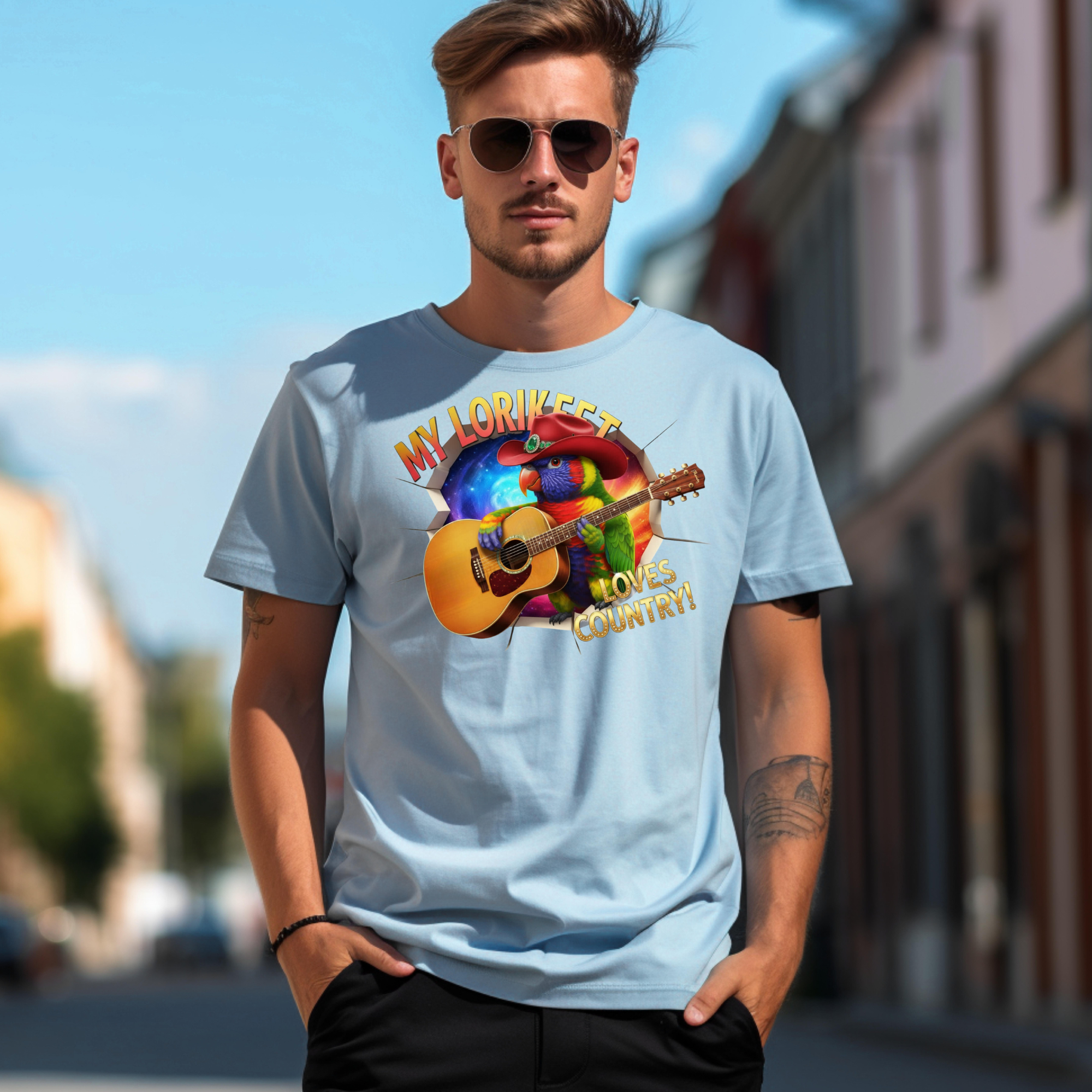 My Lorikeet Loves Country T-Shirt