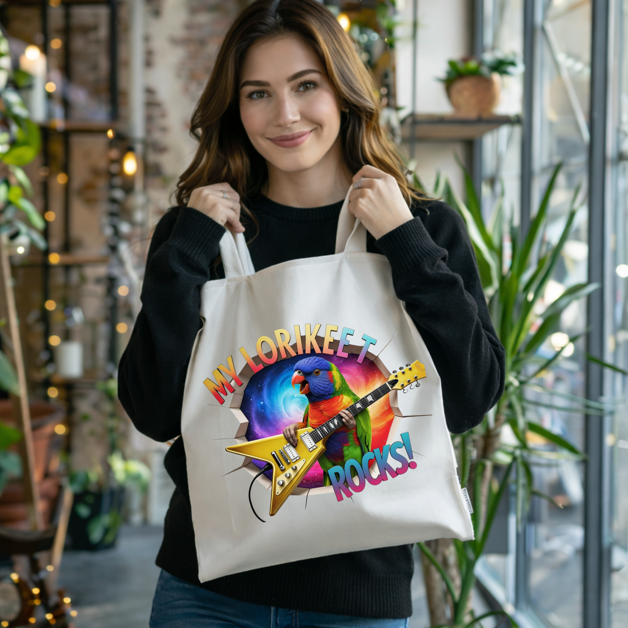 My Lorikeet Rocks Tote Bag