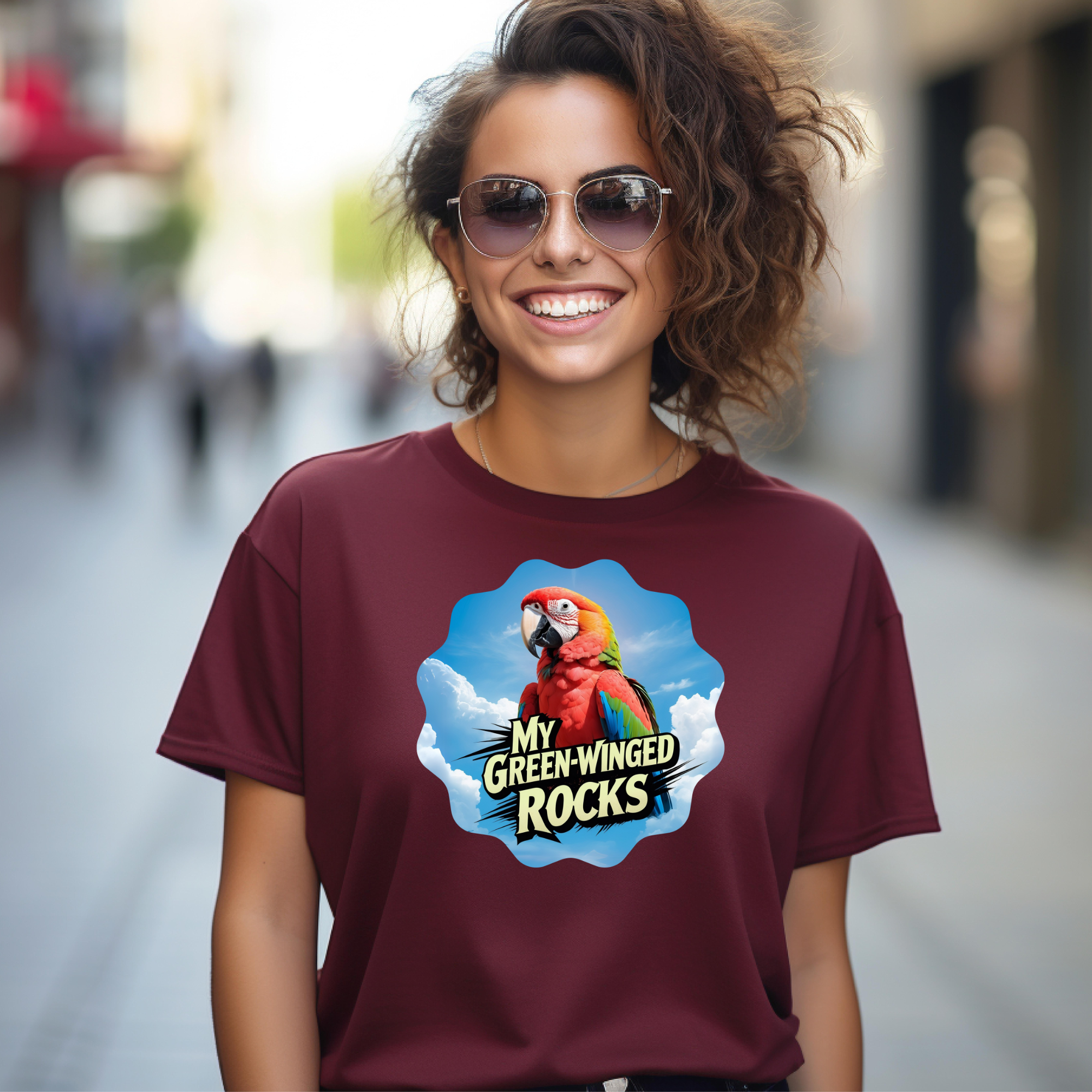 Green-Winged Macaw T-Shirt