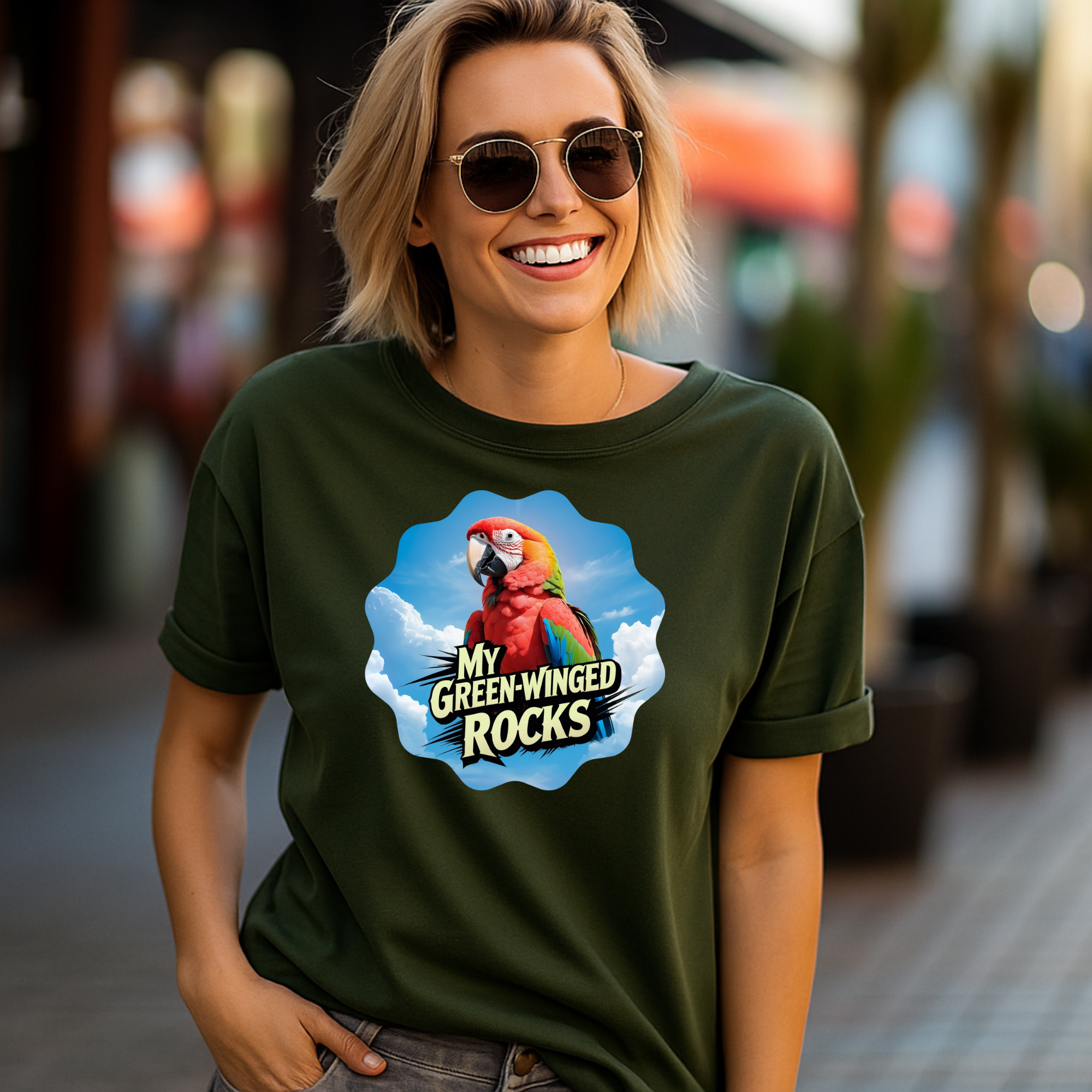 My Green Winged Rocks T-Shirt