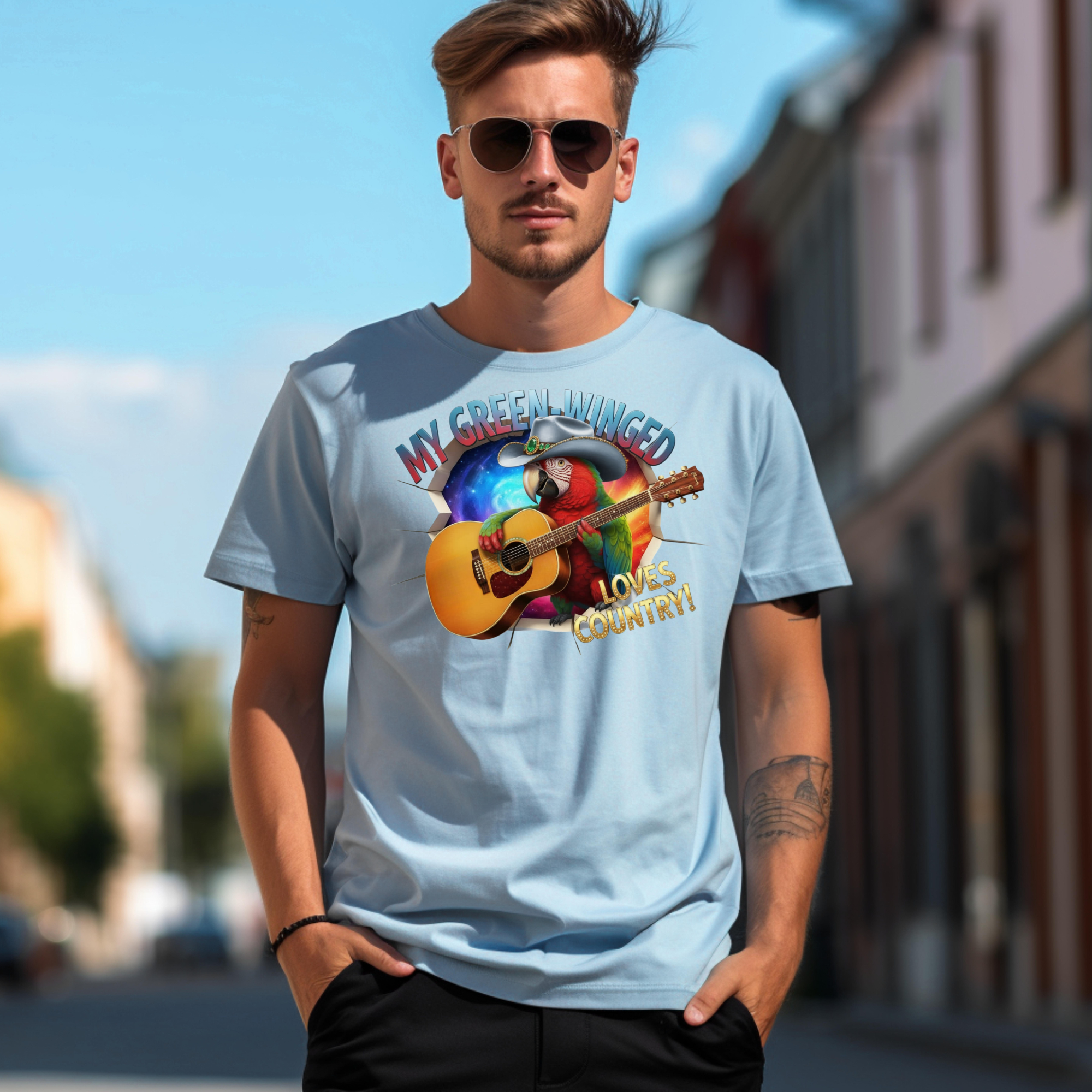 Green-Winged Macaw Breakthrough T‑Shirt