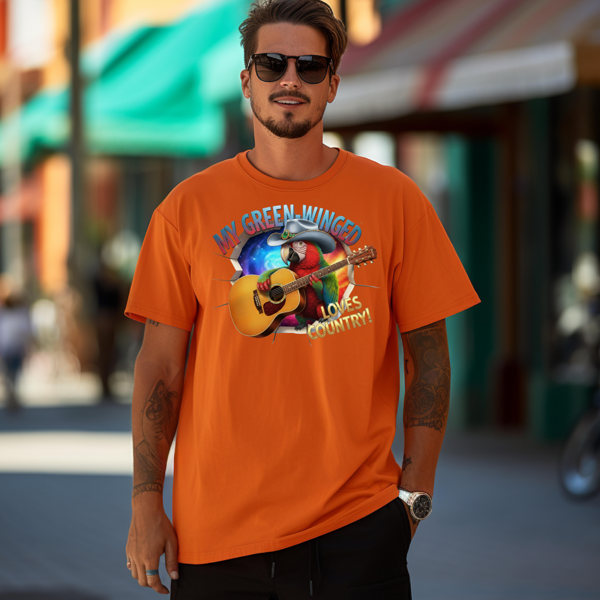 Green-Winged Macaw Breakthrough T‑Shirt