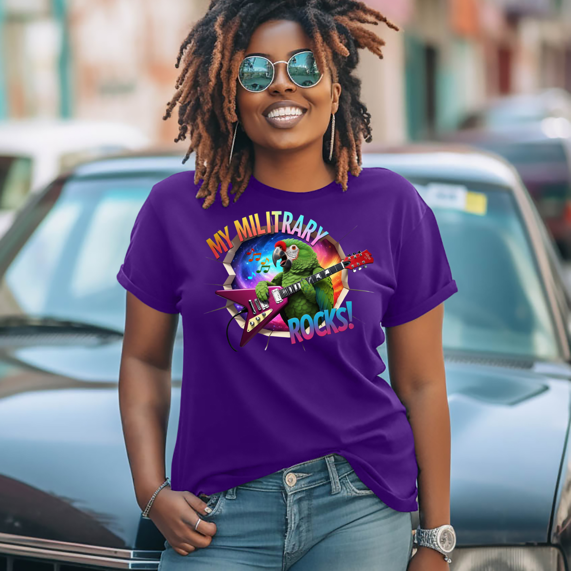 Military Macaw Breakthrough T-Shirt