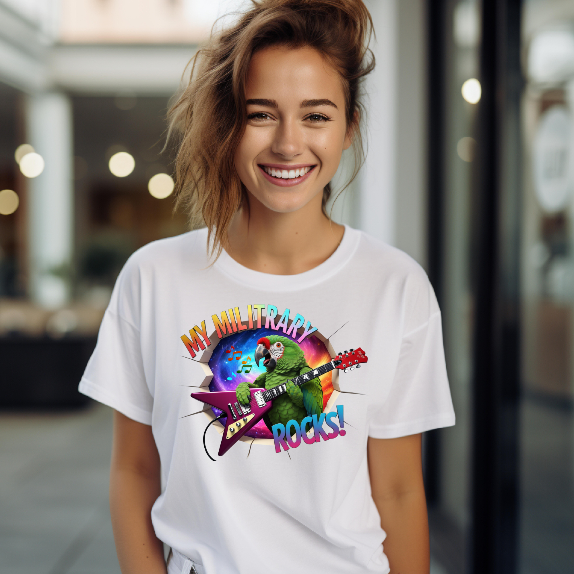 Military Macaw Breakthrough T-Shirt