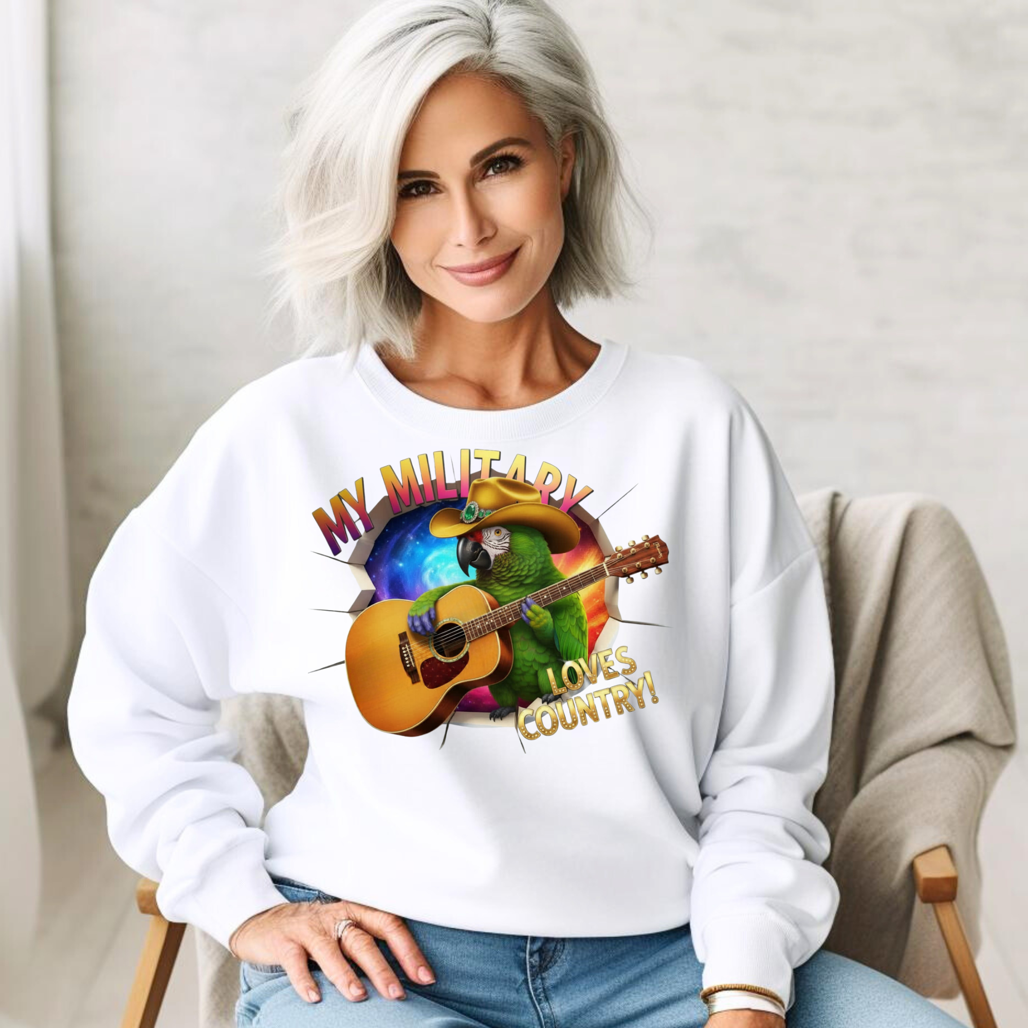 Military Macaw Breakthrough Sweatshirt