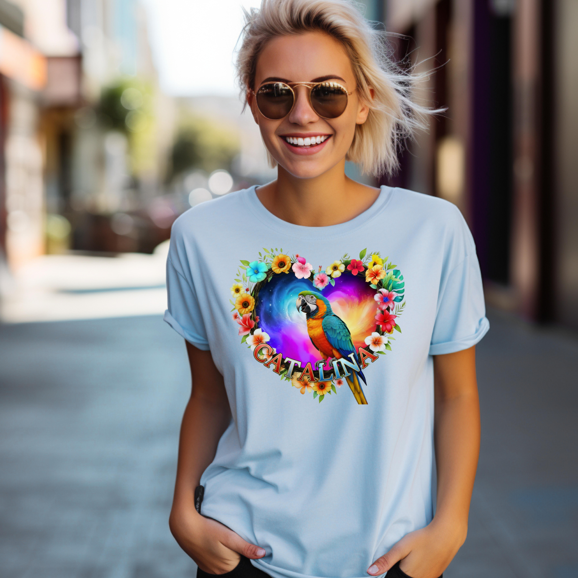 Colorful Catalina Bird T-Shirt