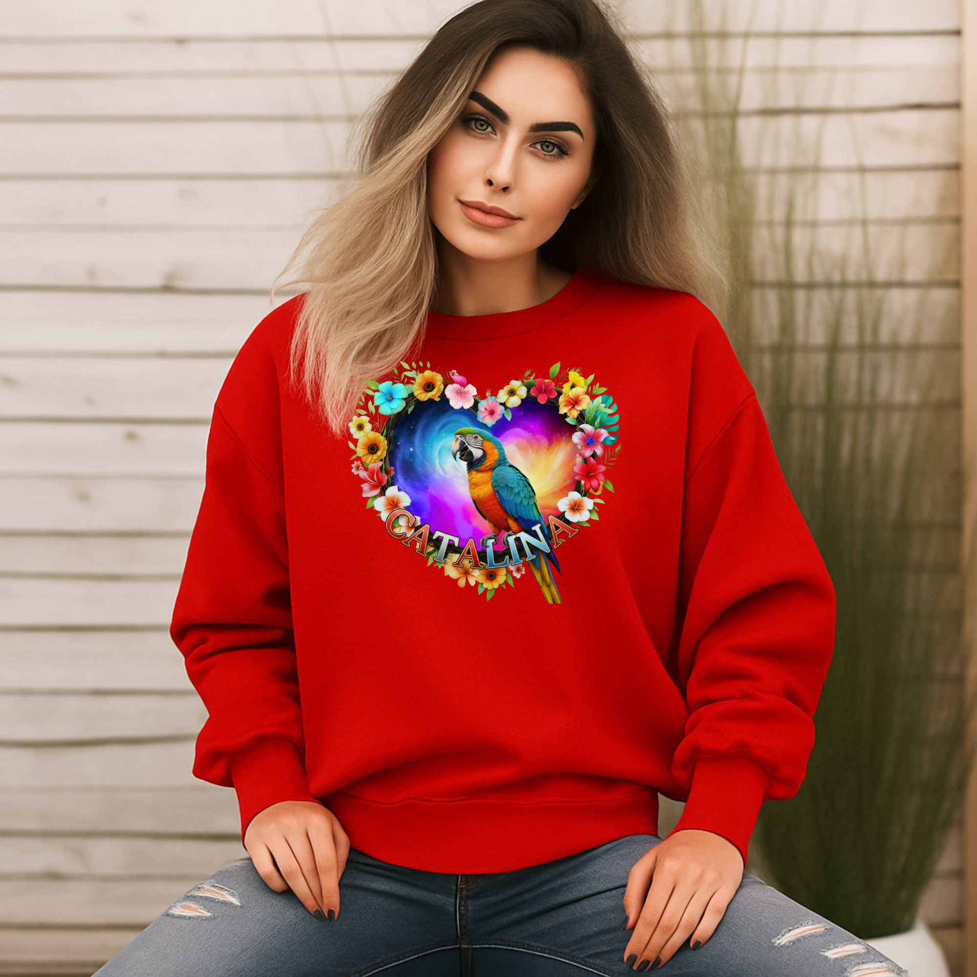 Colorful Catalina Bird Sweatshirt