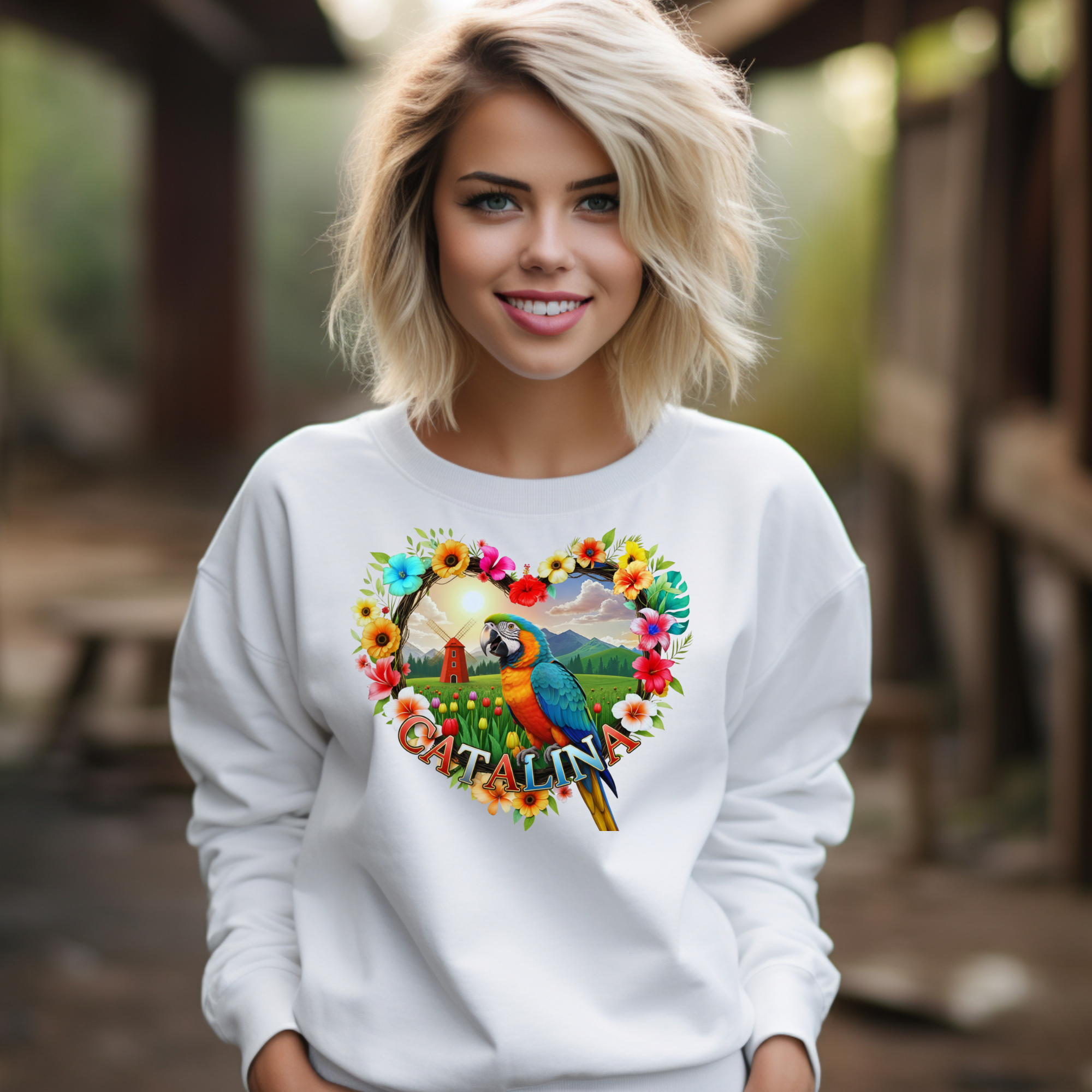 Catalina Nature Parrot Sweatshirt
