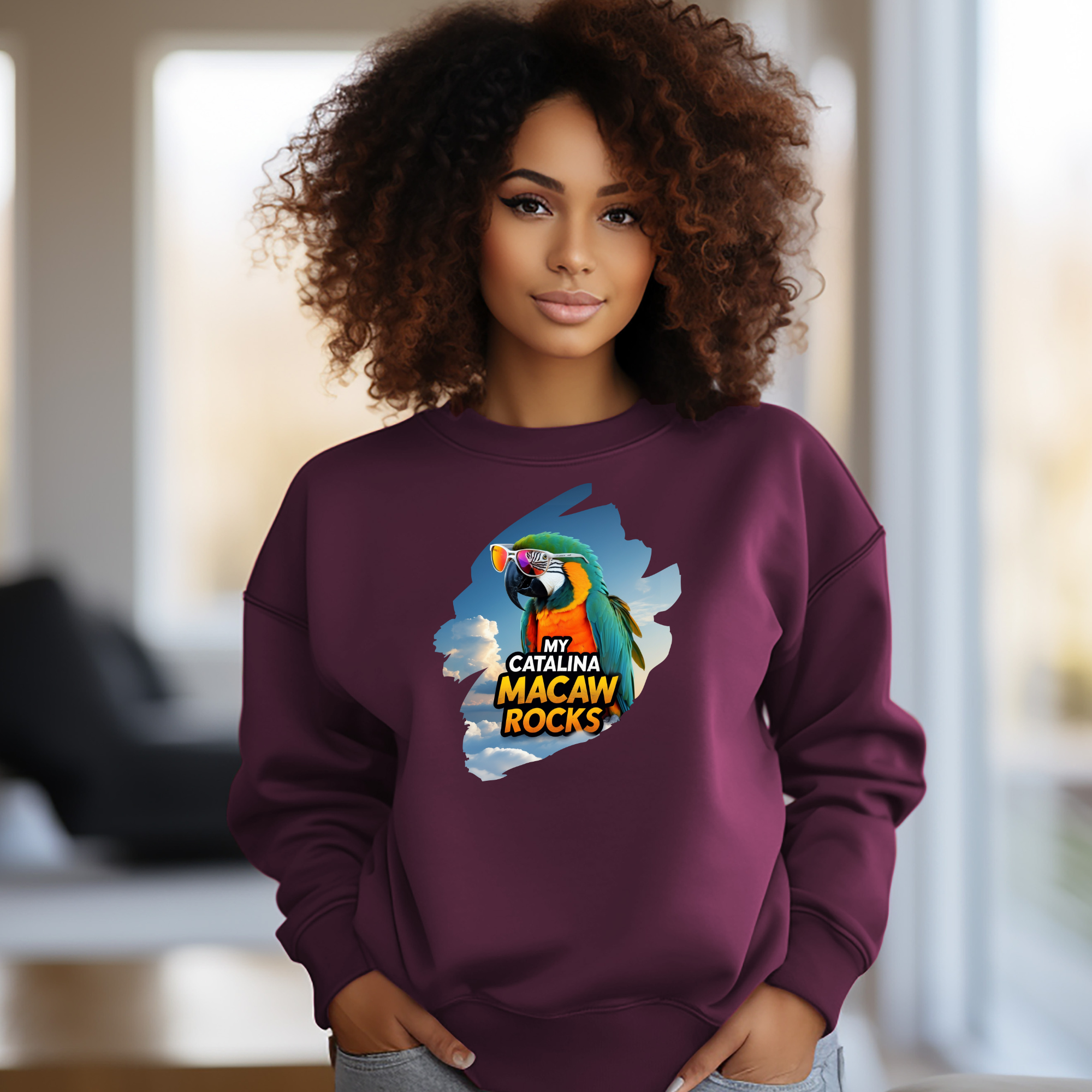 My Catalina Macaw Rocks Sweatshirt