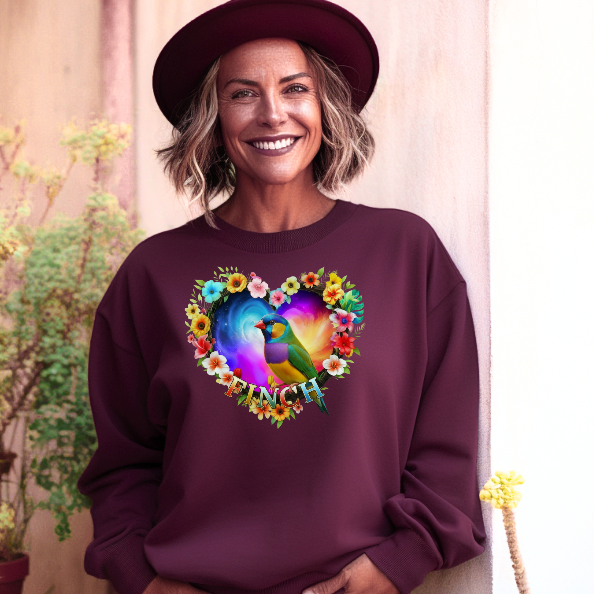 Rainbow Finch Sweatshirt