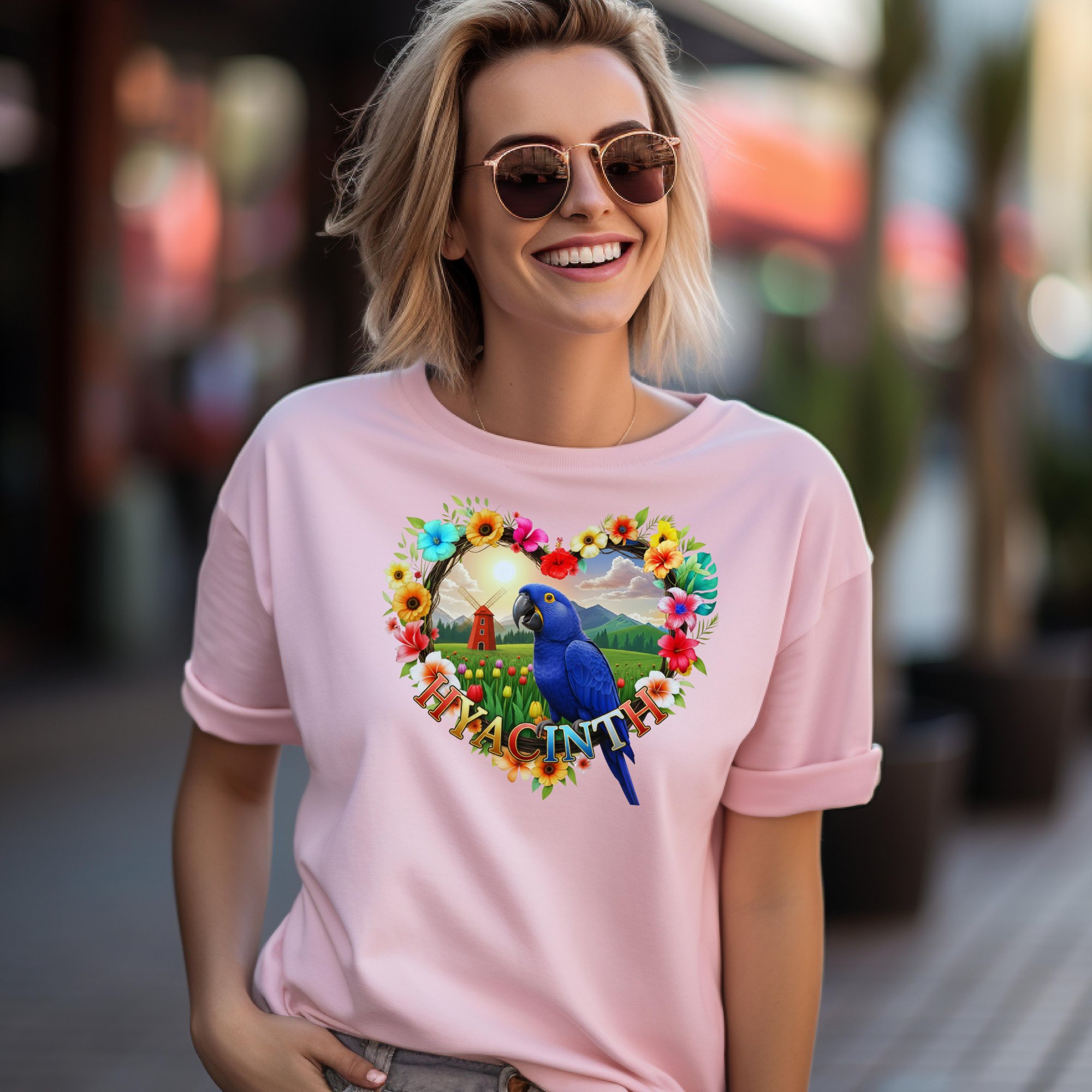 Blue Hyacinth Parrot T Shirt