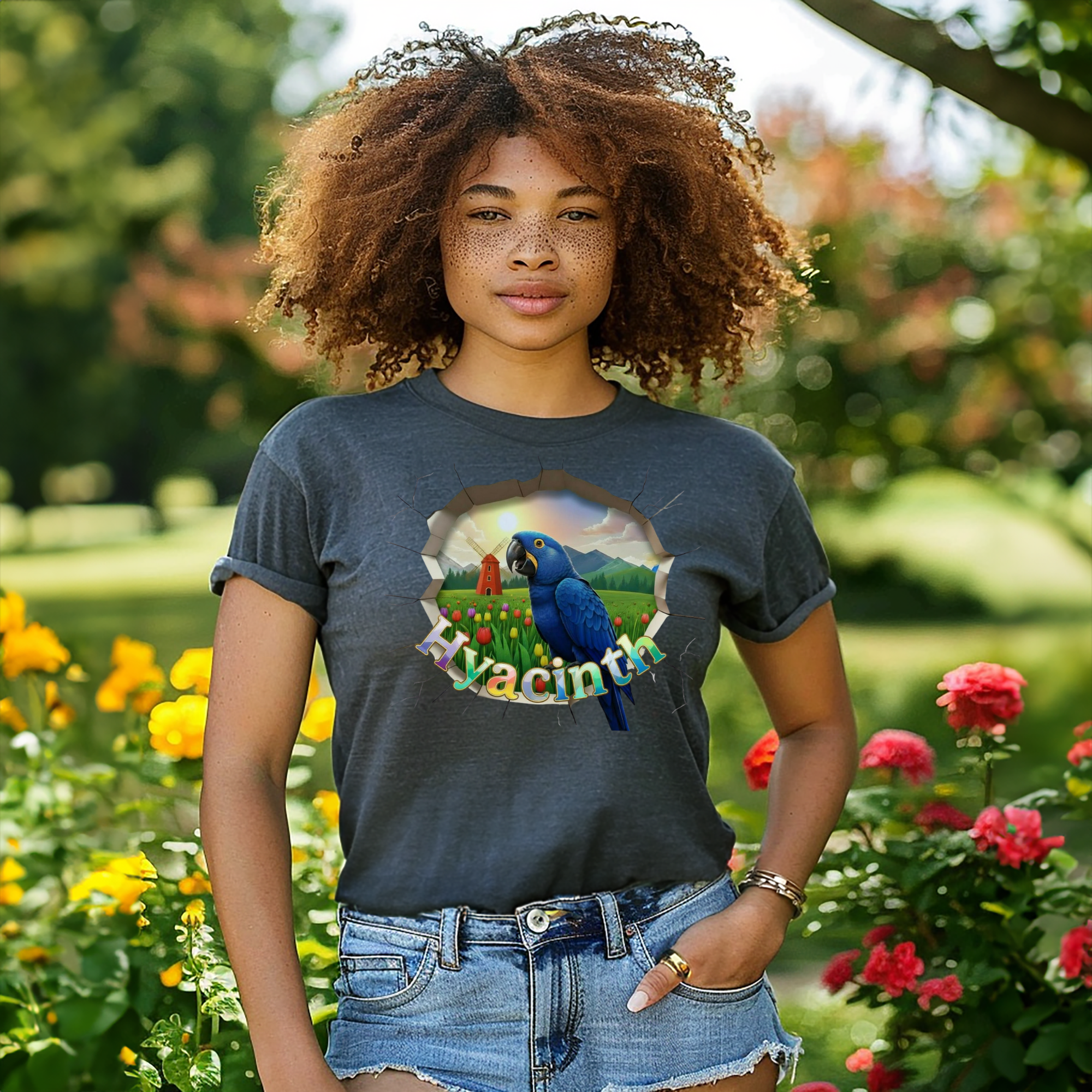 Hyacinth Parrot T Shirt