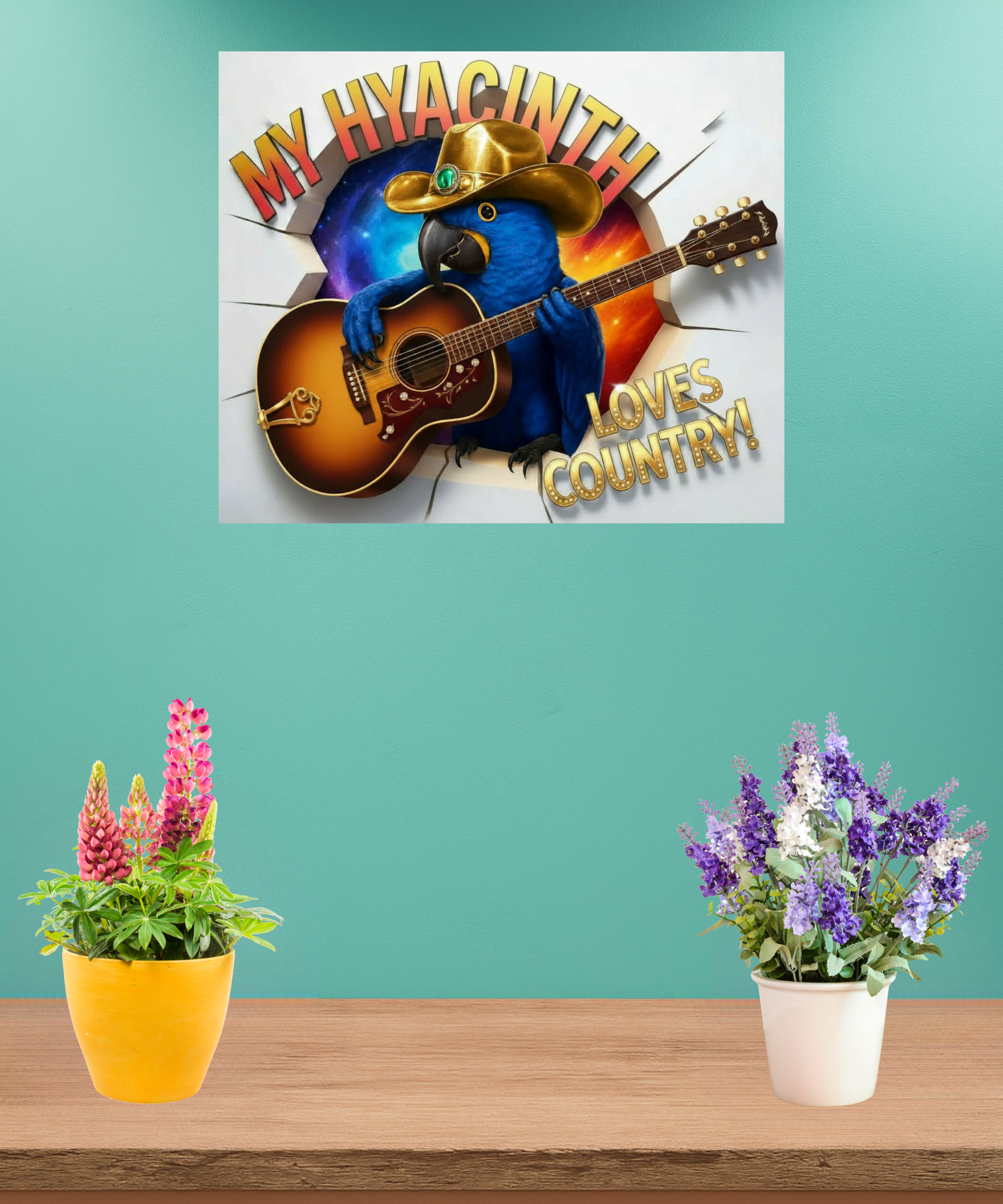 Hyacinth Breakthrough Wall-Hanging