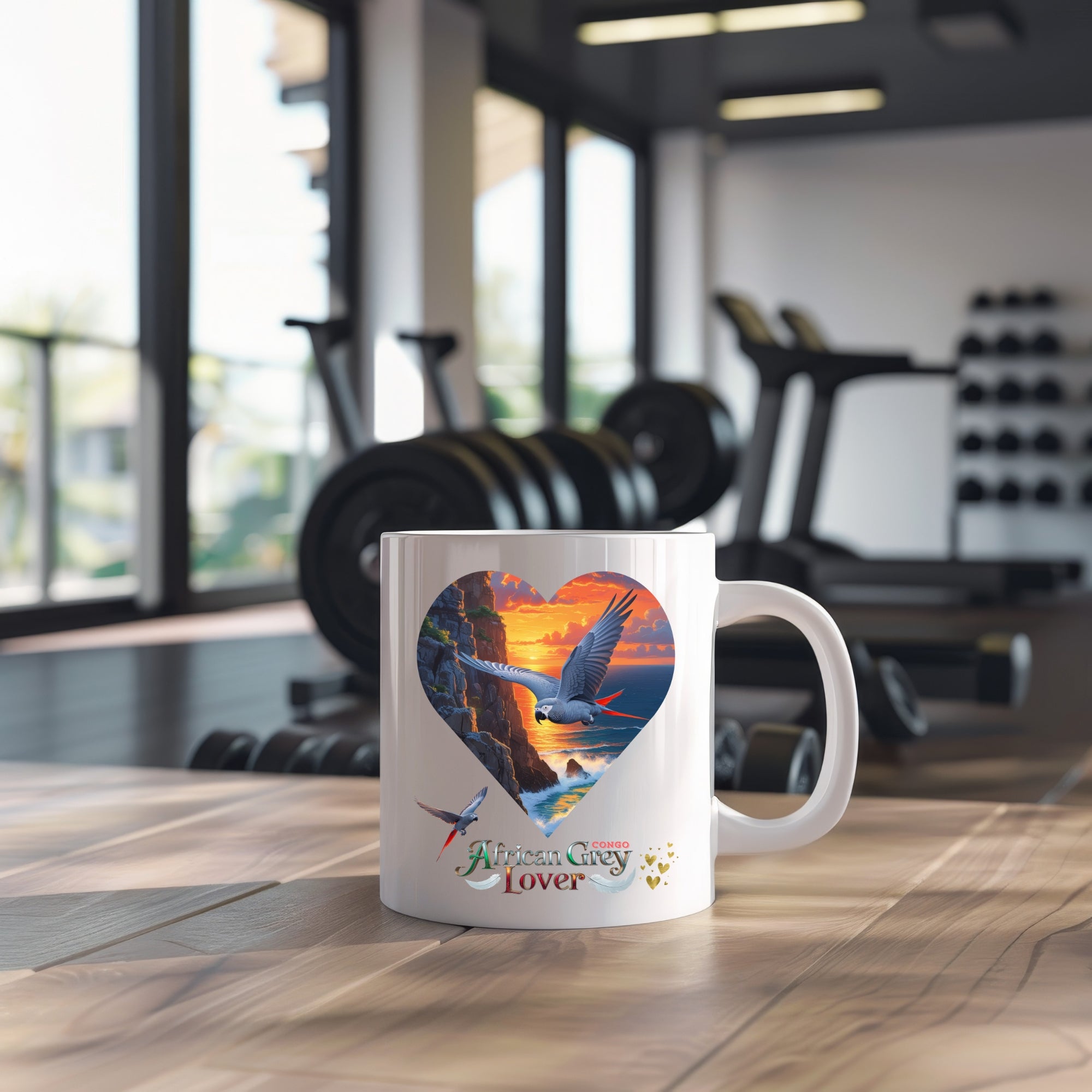African Grey Lover Mug