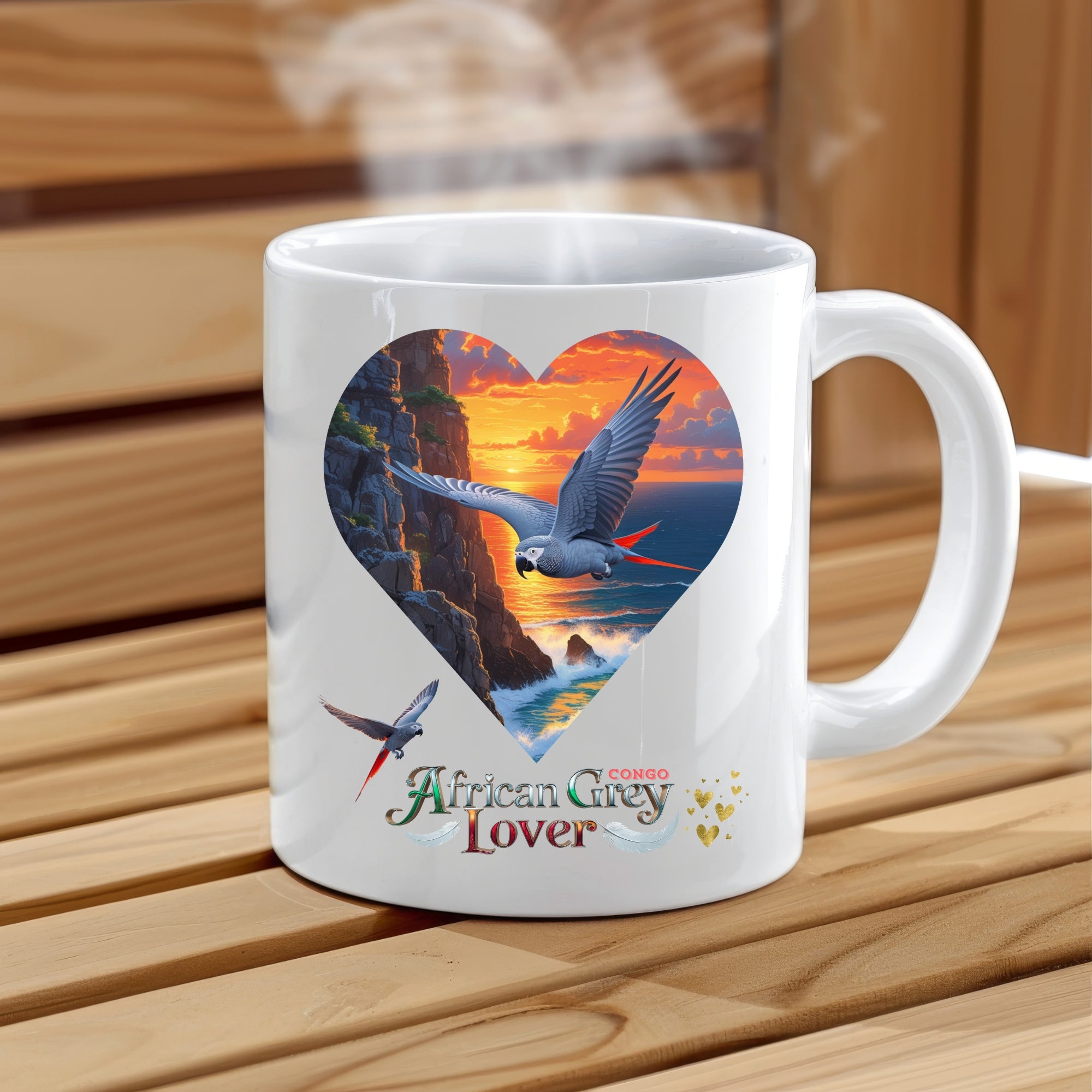 African Grey Lover Mug