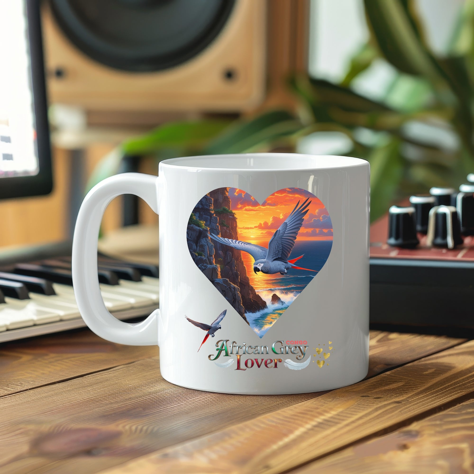 African Grey Lover Mug