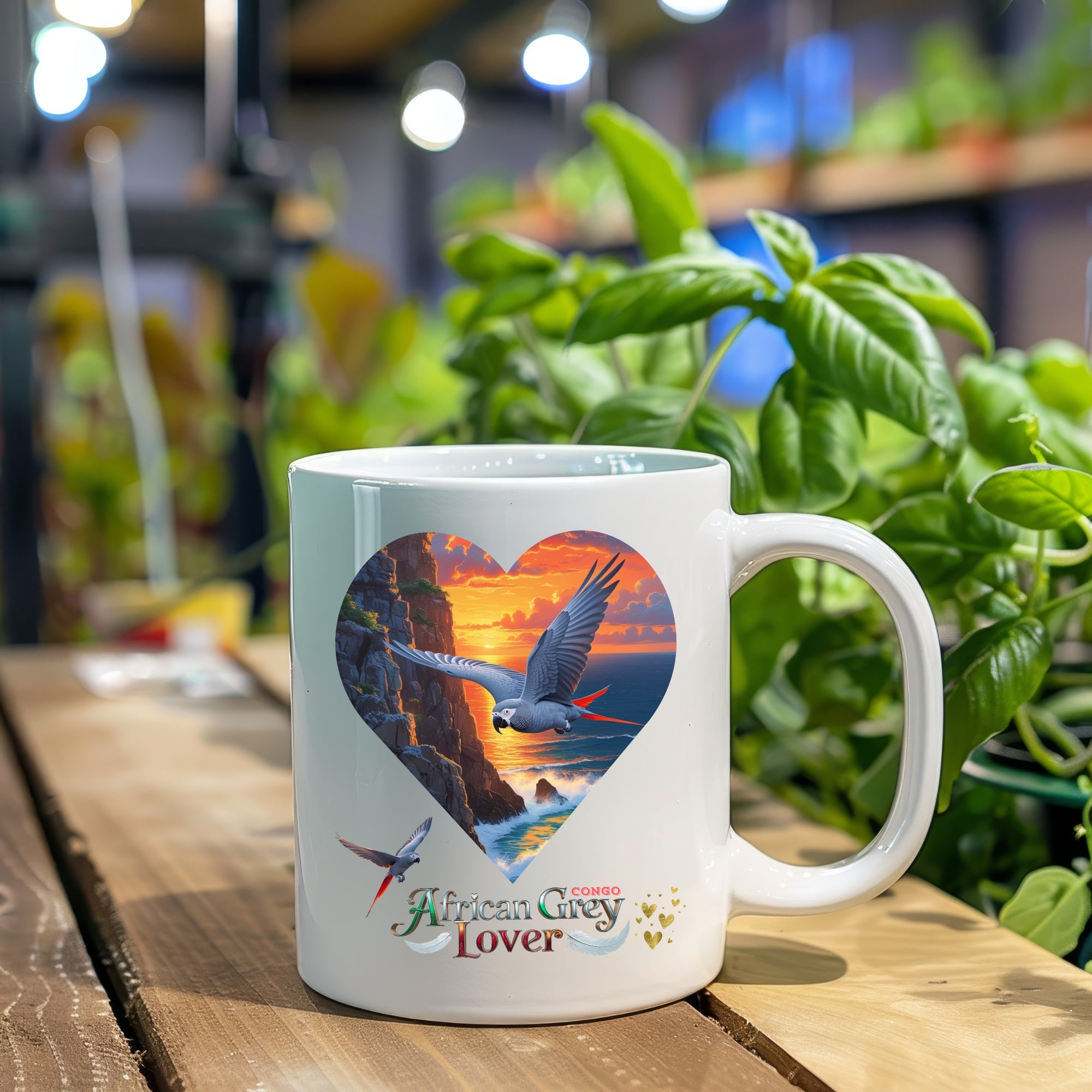 African Grey Lover Mug