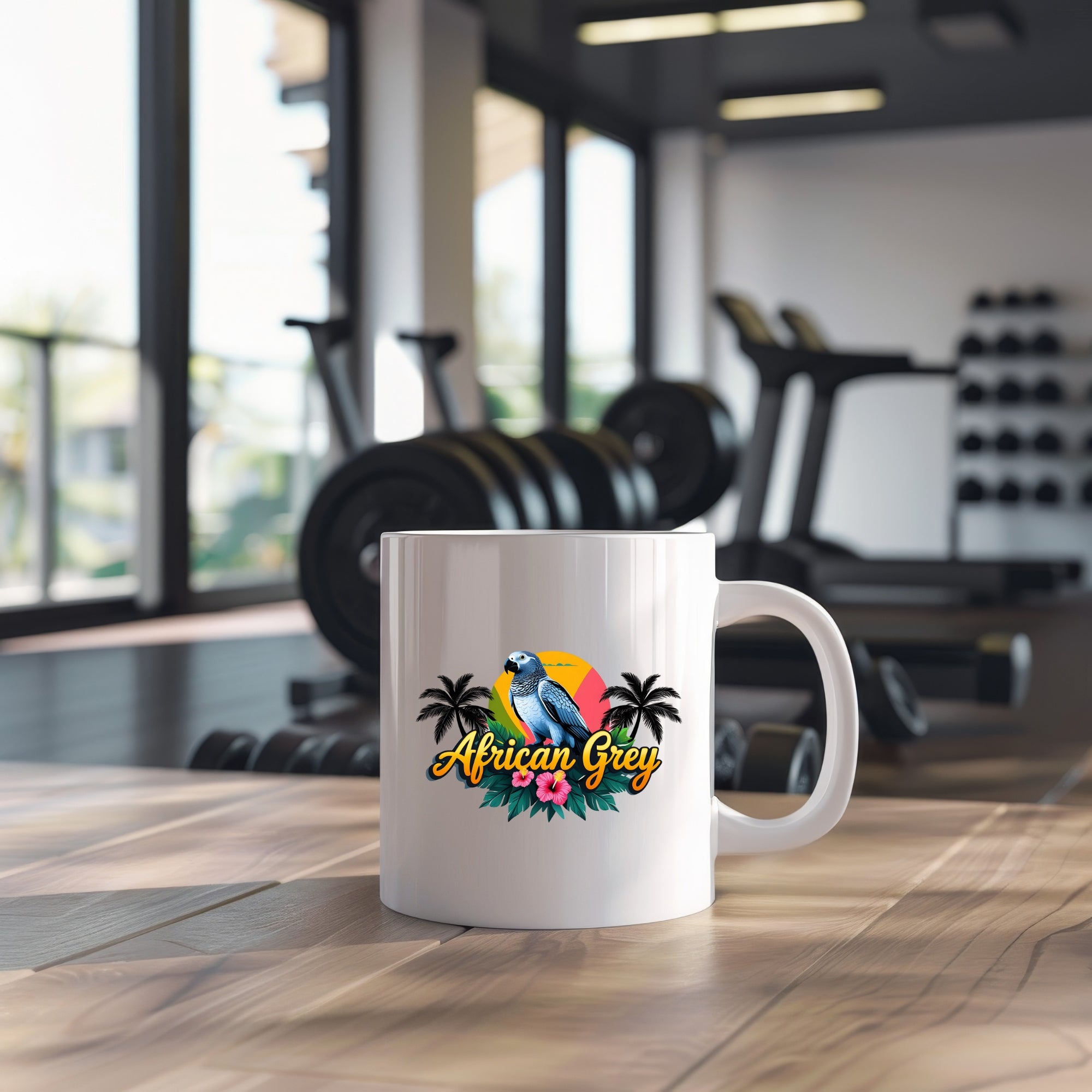 African Grey Mug