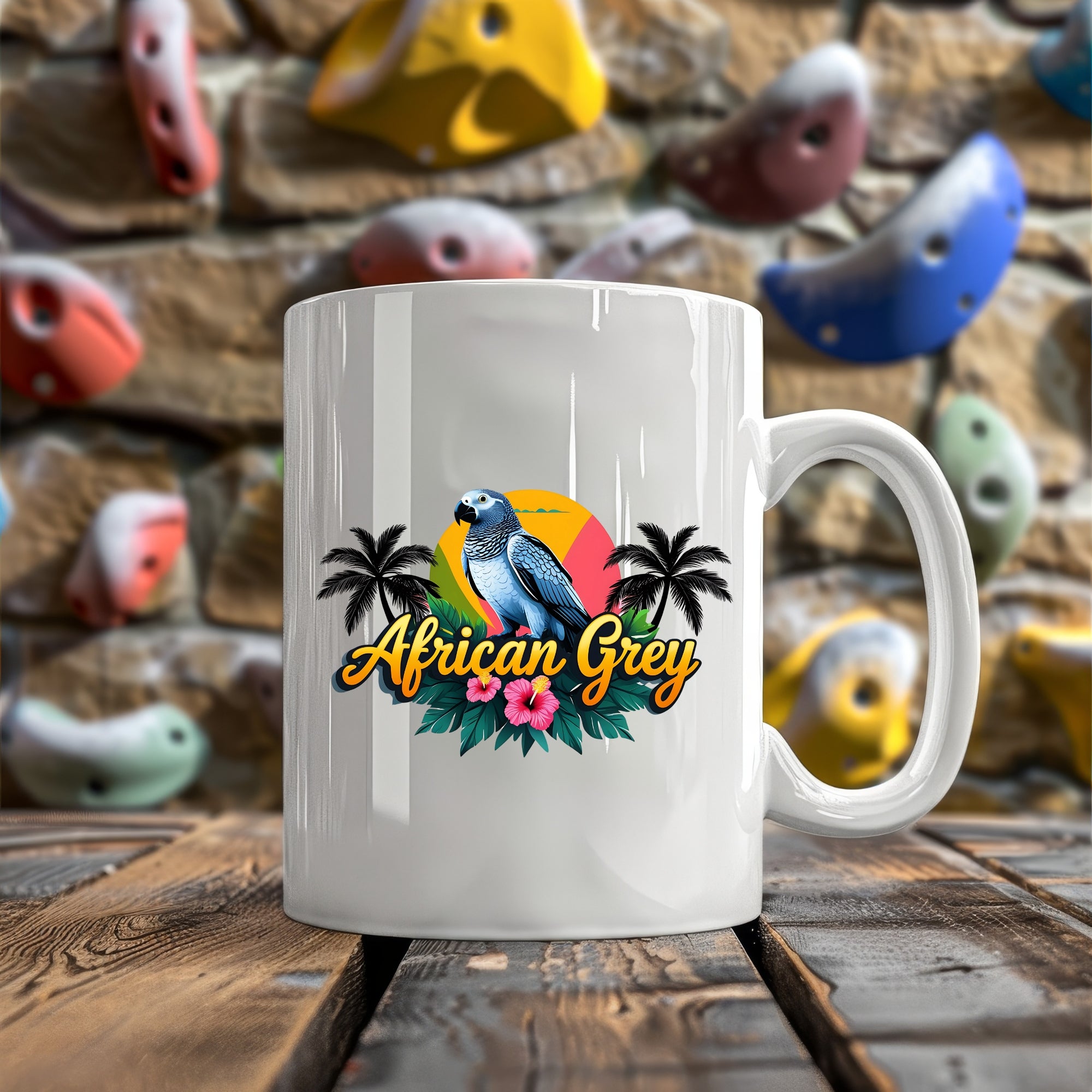 African Grey Mug